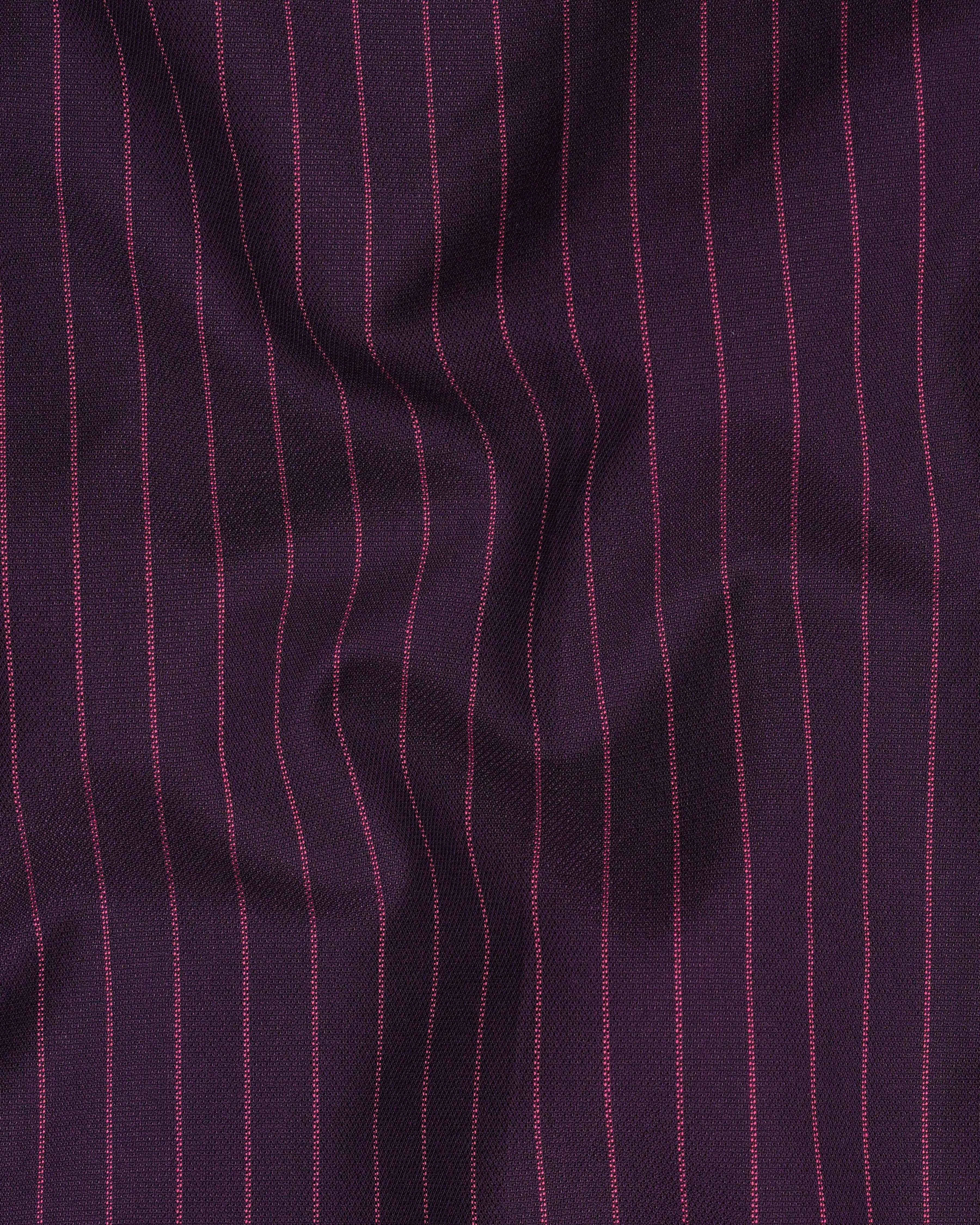 Tolopea Purple with Byzantium Pink Striped Pant T2035-28, T2035-30, T2035-32, T2035-34, T2035-36, T2035-38, T2035-40, T2035-42, T2035-44