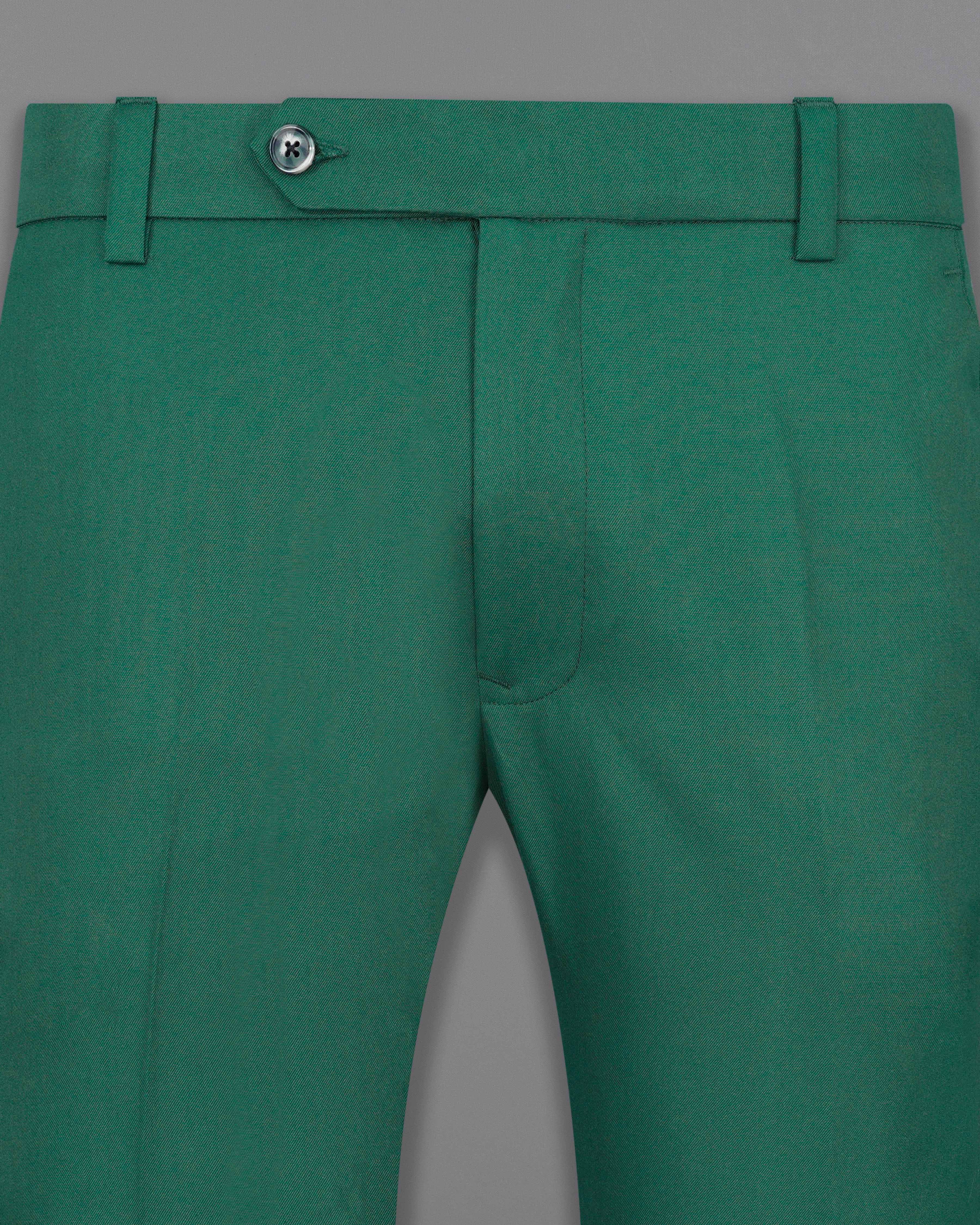 The Perfect Men Slim Fit Pants - Emerald Green – POKOKS.COM