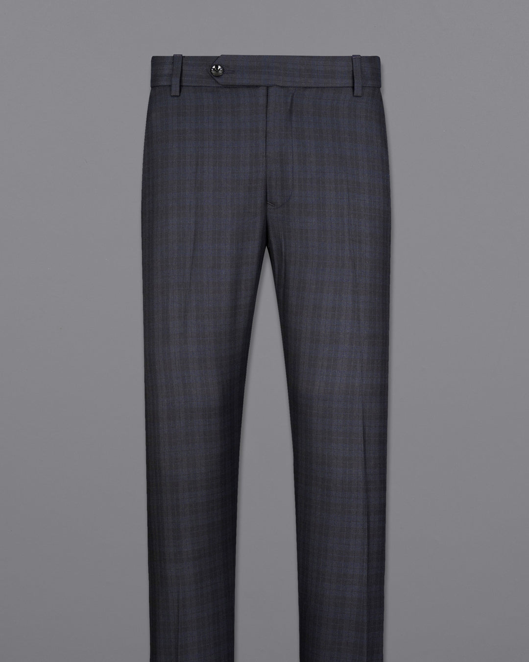 CLOUD BURST NAVY BLUE WITH IRIDIUM GRAY PLAID PANT