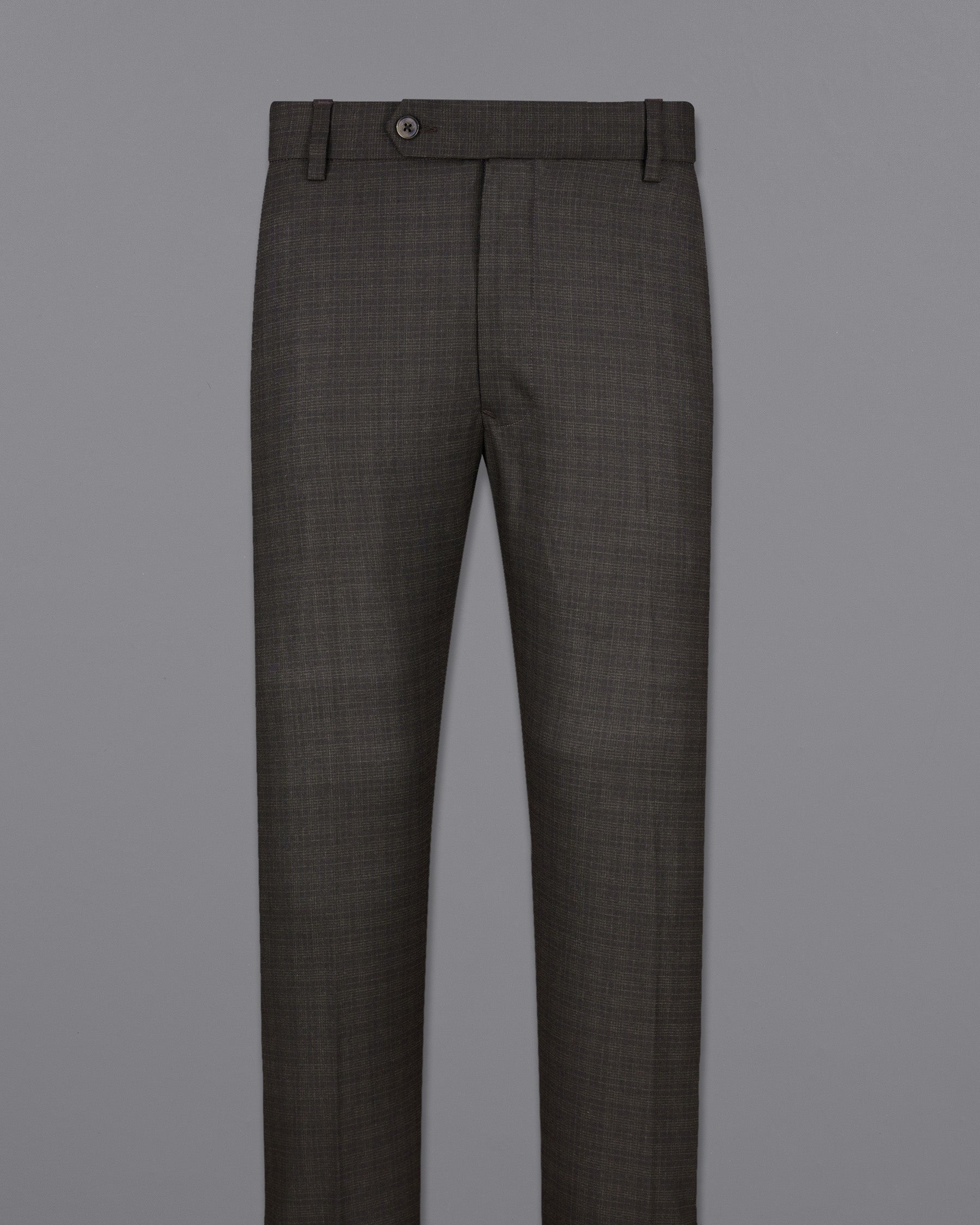 Emperor Gray with Hemlock Dark Brown Checkered Pant T2095-28, T2095-30, T2095-32, T2095-34, T2095-36, T2095-38, T2095-40, T2095-42, T2095-44