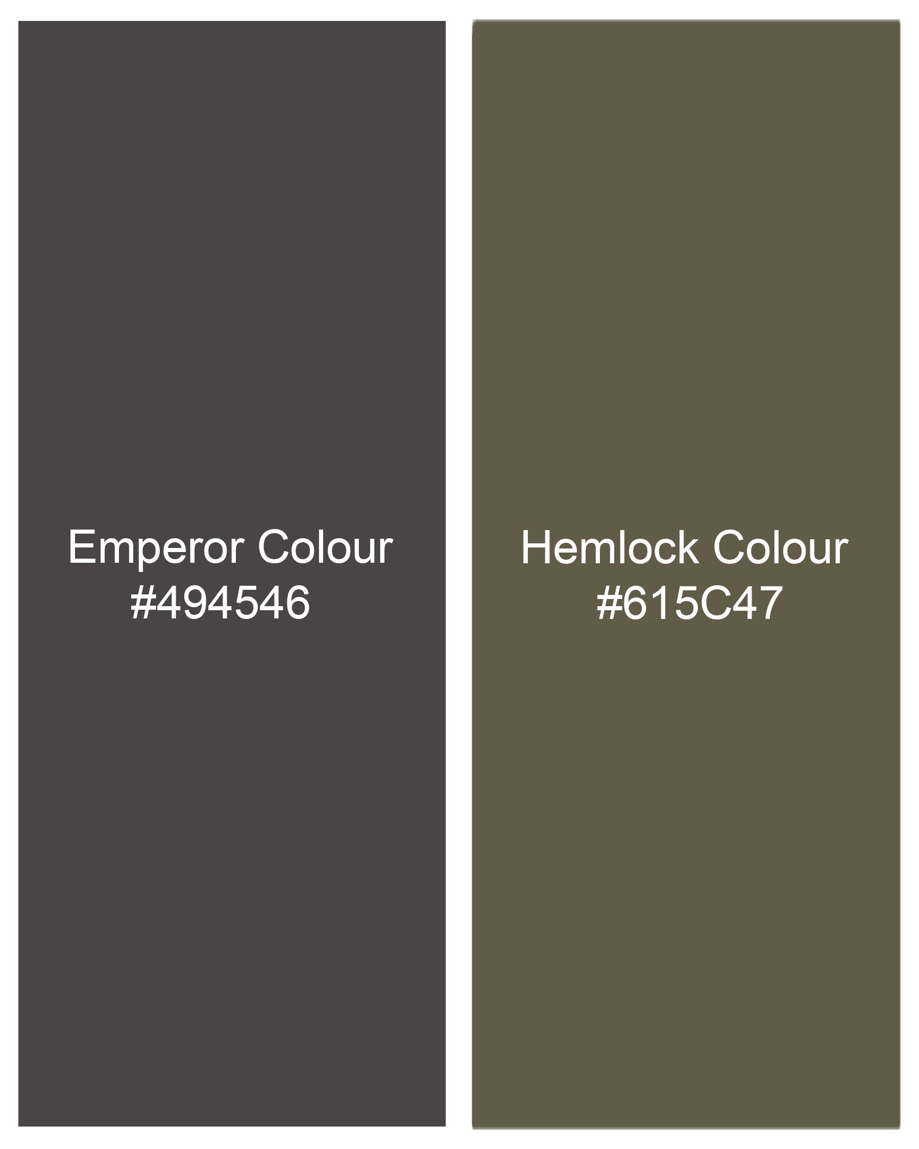 Emperor Gray with Hemlock Dark Brown Checkered Pant T2095-28, T2095-30, T2095-32, T2095-34, T2095-36, T2095-38, T2095-40, T2095-42, T2095-44
