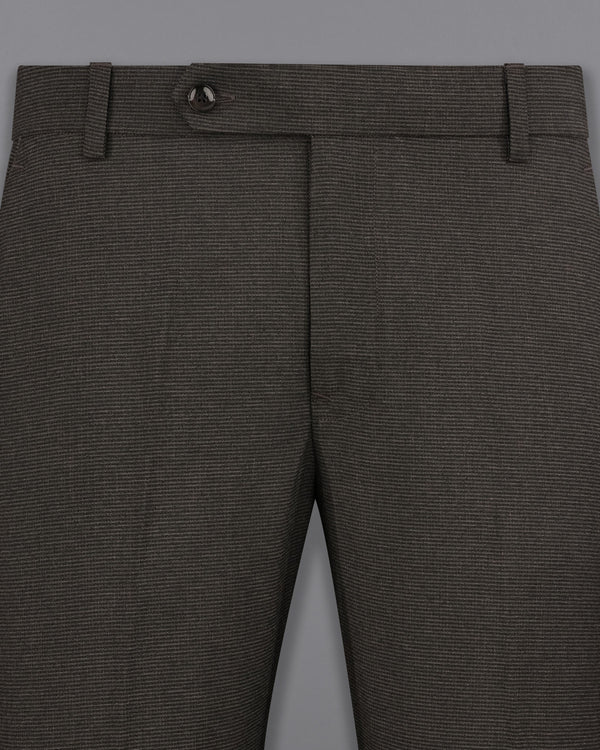 Acadia Grey Textured Pant