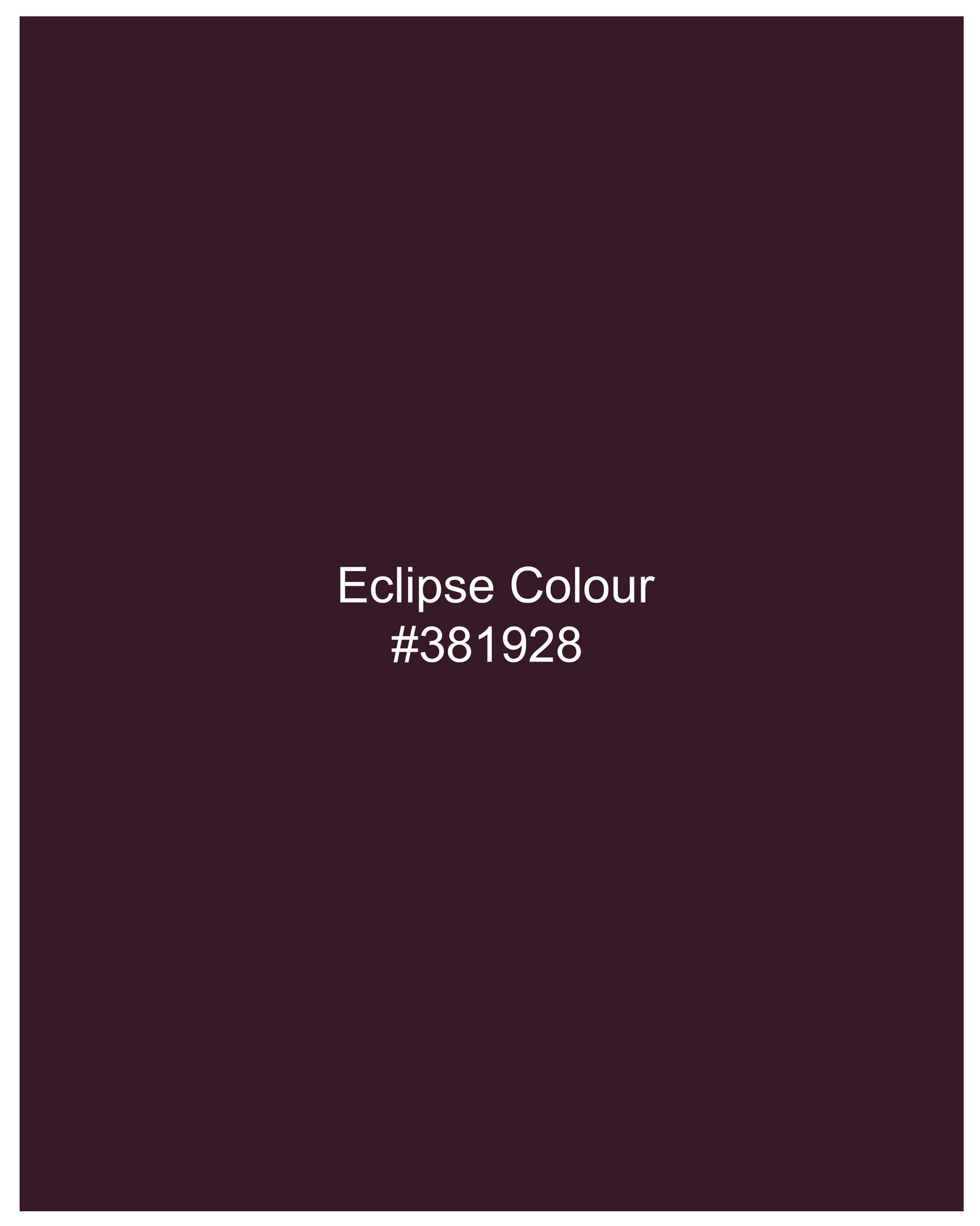 Eclipse Maroon Textured Pant