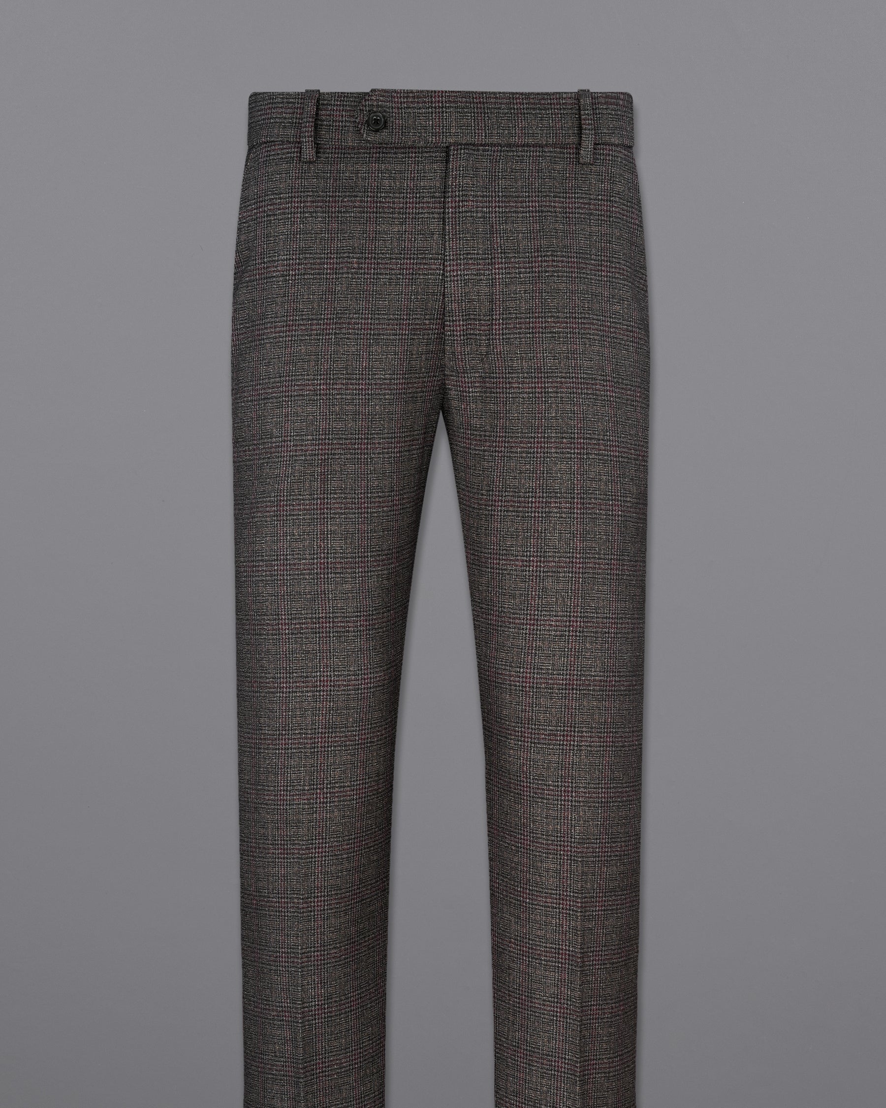 Fedora Silver Plaid Wool Rich Pant T2133-28, T2133-30, T2133-32, T2133-34, T2133-36, T2133-38, T2133-40, T2133-42, T2133-44