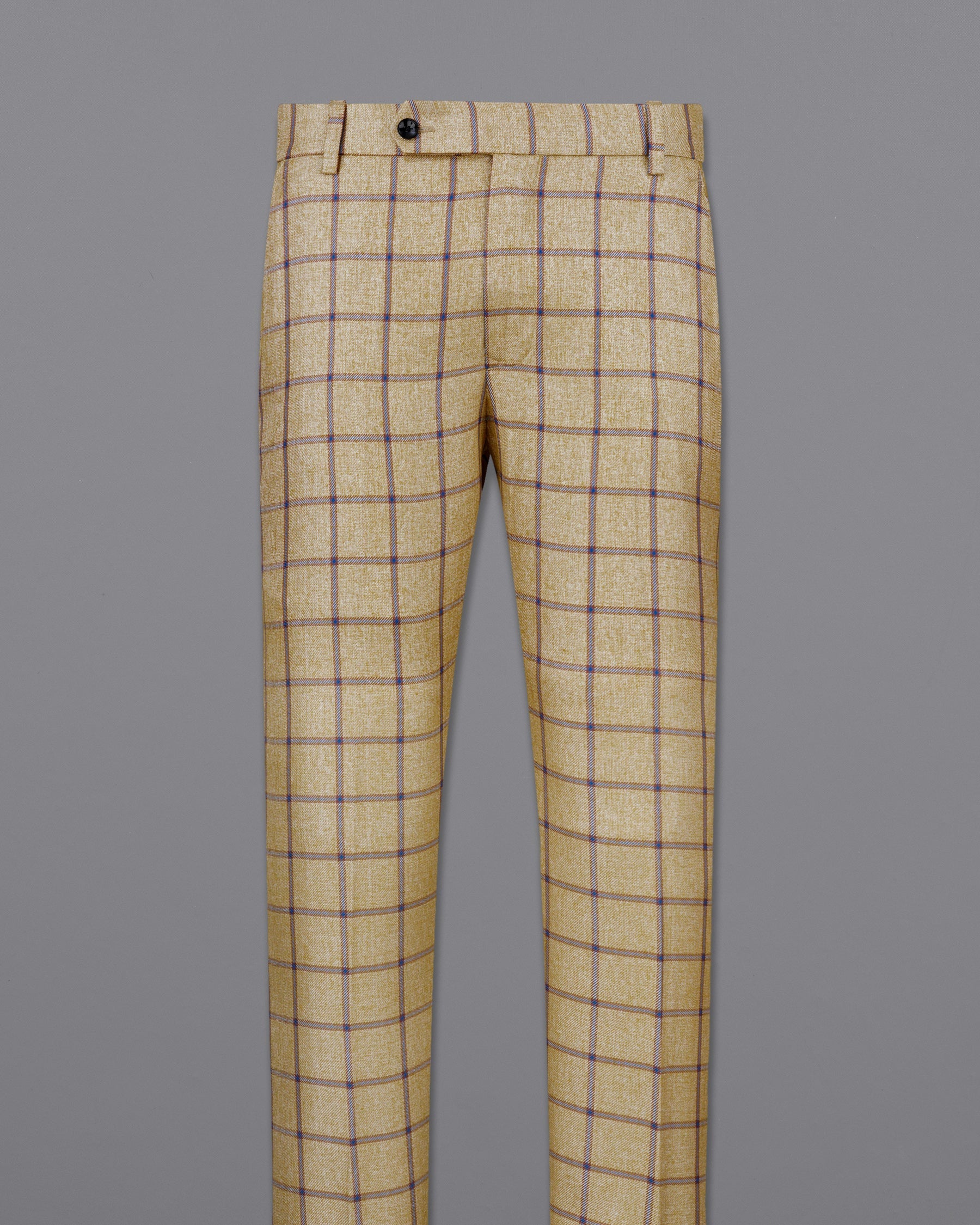 Mongoose Brown with Dianne Blue Windowpane Pant T2137-28, T2137-30, T2137-32, T2137-34, T2137-36, T2137-38, T2137-40, T2137-42, T2137-44
