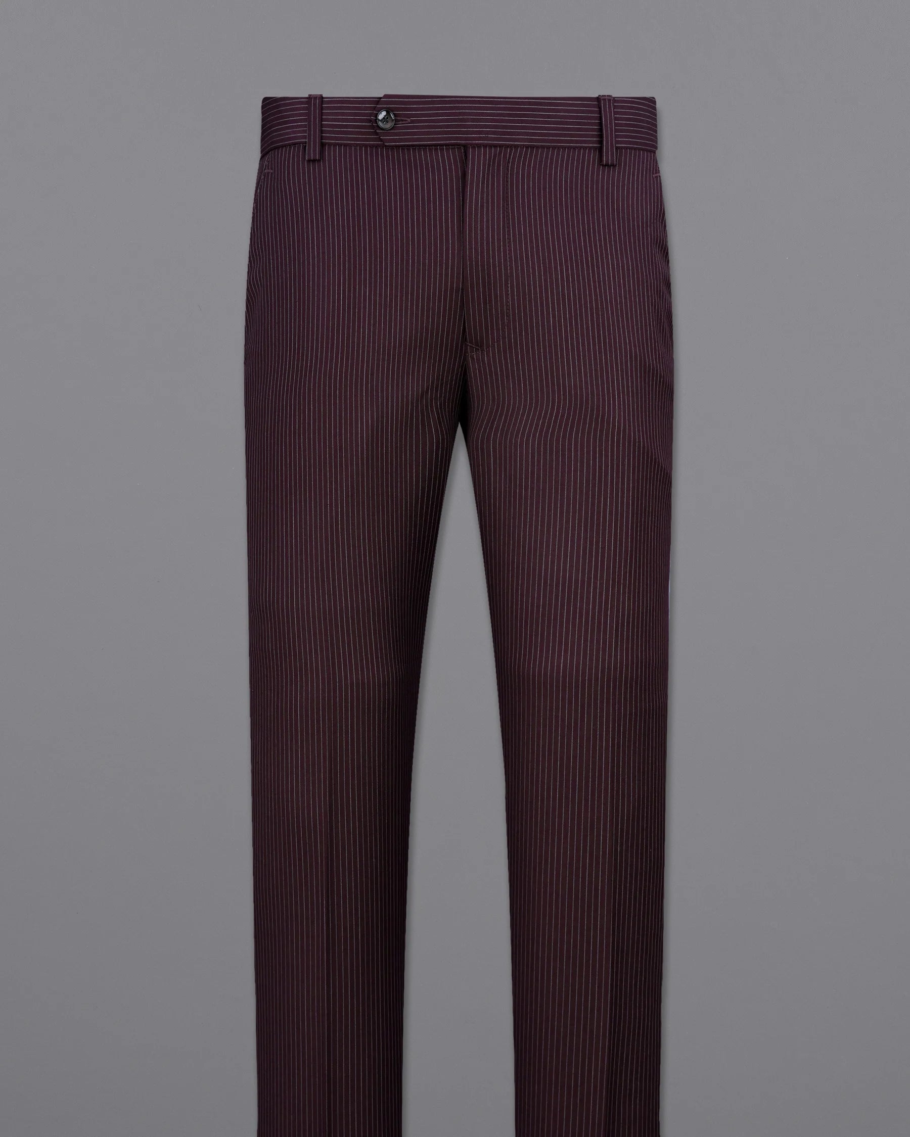 Eclipse Maroon with StarDust Gray Striped Pant T2148-28, T2148-30, T2148-32, T2148-34, T2148-36, T2148-38, T2148-40, T2148-42, T2148-44