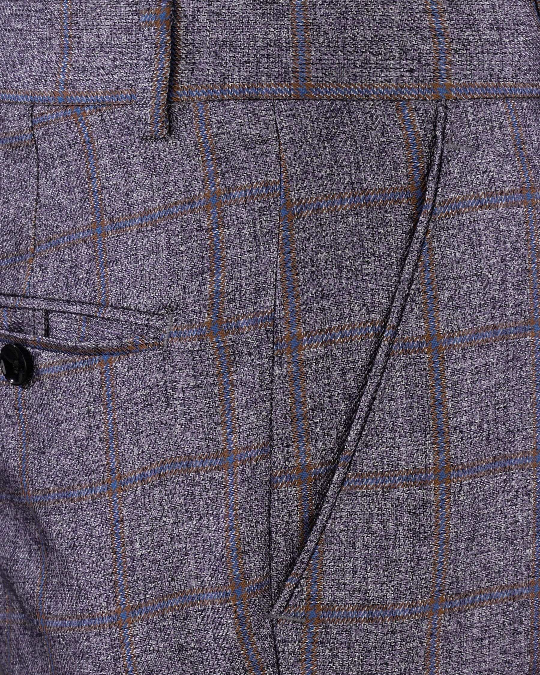 Mobster Gray Windowpane Pant  T2153-28, T2153-30, T2153-32, T2153-34, T2153-36, T2153-38, T2153-40, T2153-42, T2153-44