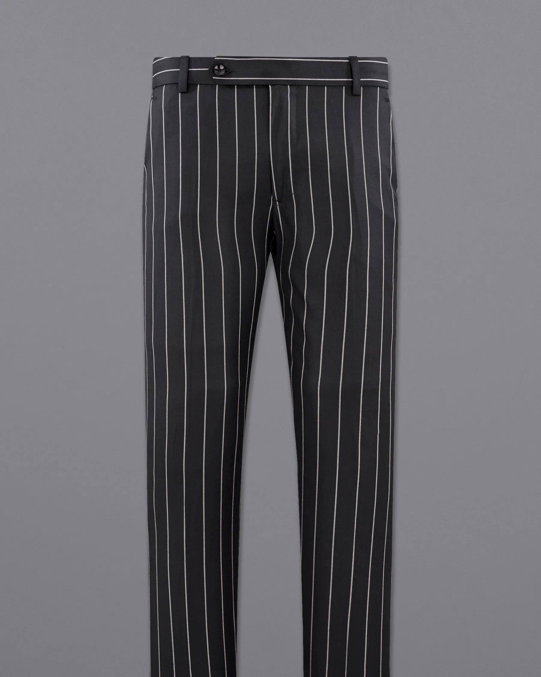 GANNI Grey Lightweight Stripe Pants GANNI