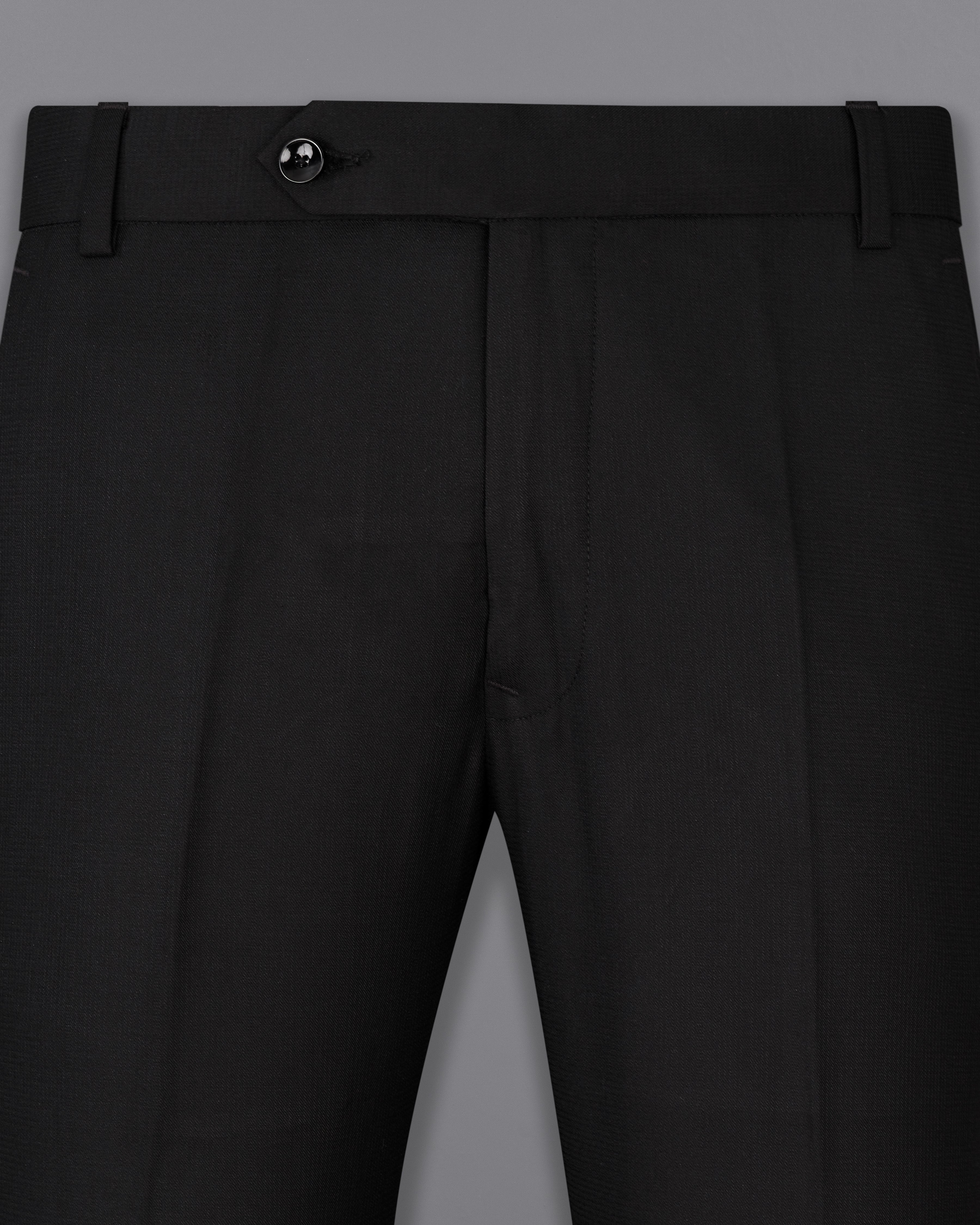 Jade Black Textured Pant  T2249-28, T2249-30, T2249-32, T2249-34, T2249-36, T2249-38, T2249-40, T2249-42, T2249-44