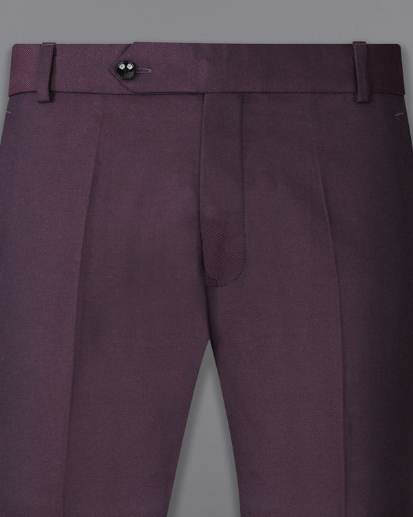 Eclipse Wine Textured Pant T2256-28, T2256-30, T2256-32, T2256-34, T2256-36, T2256-38, T2256-40, T2256-42, T2256-44