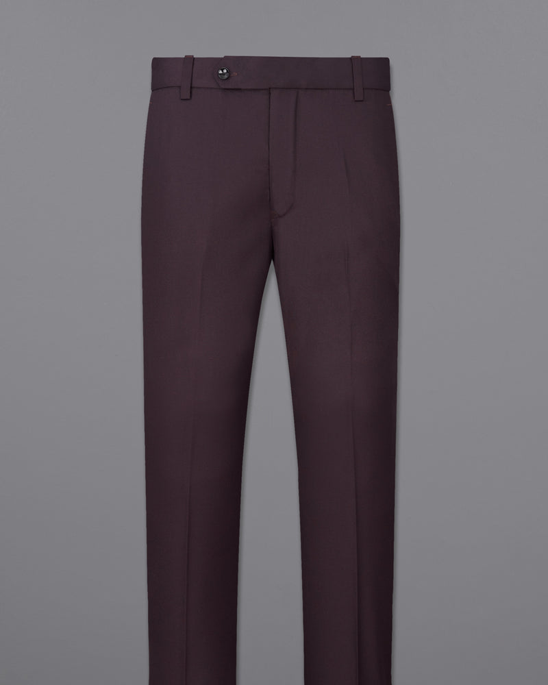 Buy online Purple Solid Flat Front Formal Trouser from Bottom Wear for Men  by Hangup for 899 at 44 off  2023 Limeroadcom