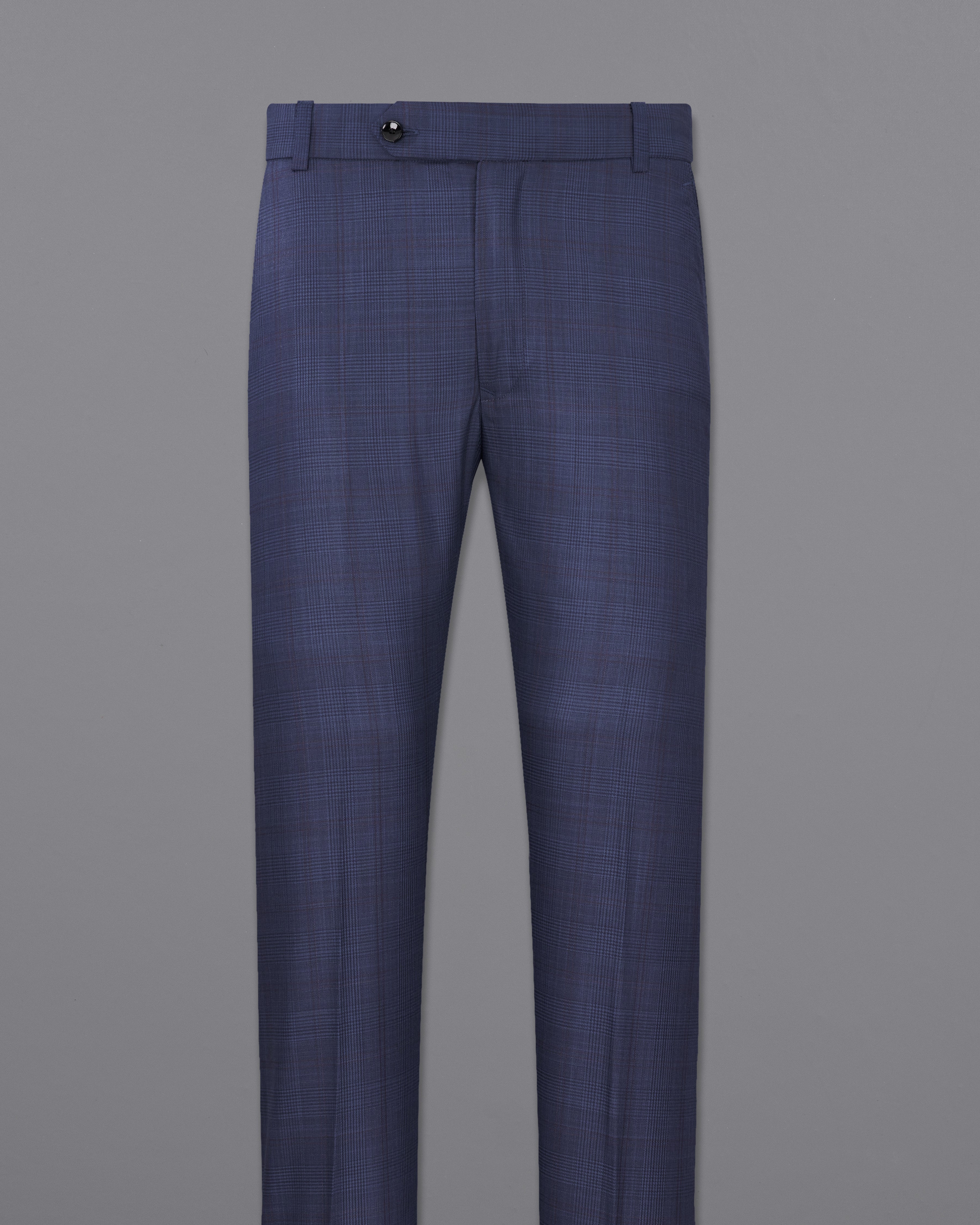 Spruce Blue Subtle Plaid Pant T2299-28, T2299-30, T2299-32, T2299-34, T2299-36, T2299-38, T2299-40, T2299-42, T2299-44