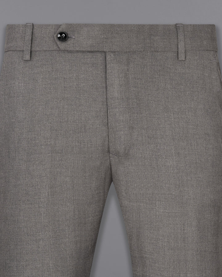 Grey Terry Wool School Pant