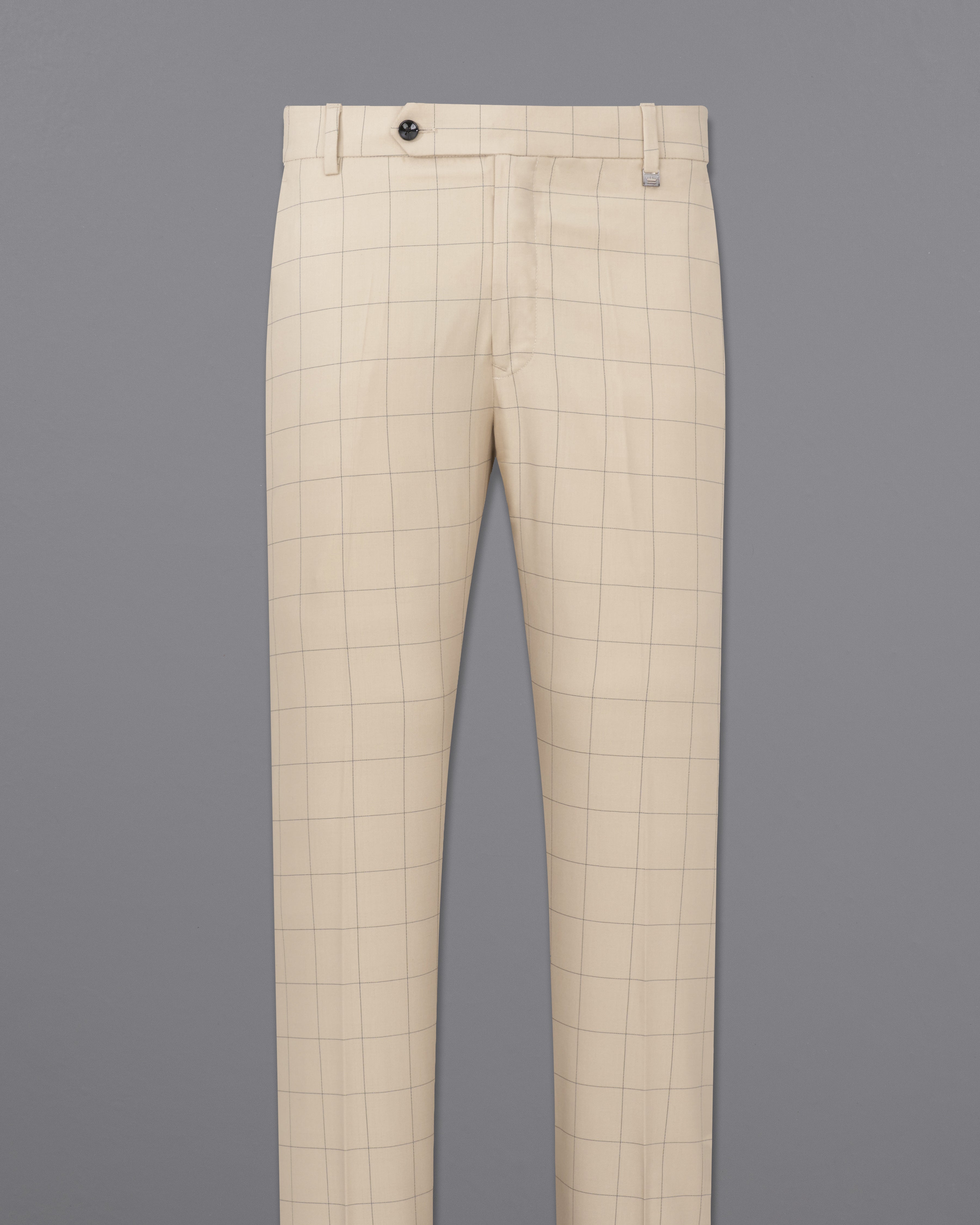 Hampton Cream Windowpane Pant T2382-28, T2382-30, T2382-32, T2382-34, T2382-36, T2382-38, T2382-40, T2382-42, T2382-44