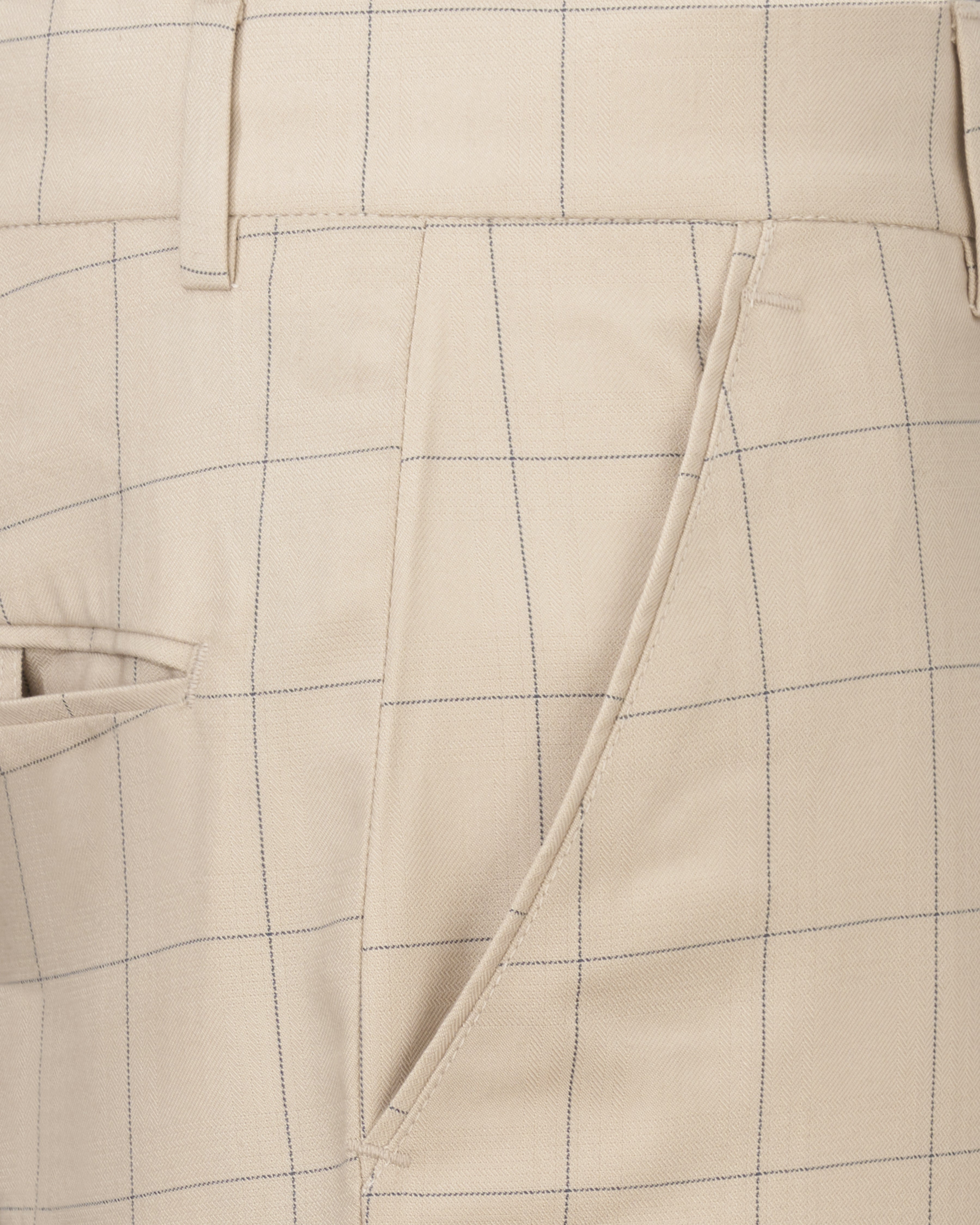 Hampton Cream Windowpane Pant T2382-28, T2382-30, T2382-32, T2382-34, T2382-36, T2382-38, T2382-40, T2382-42, T2382-44