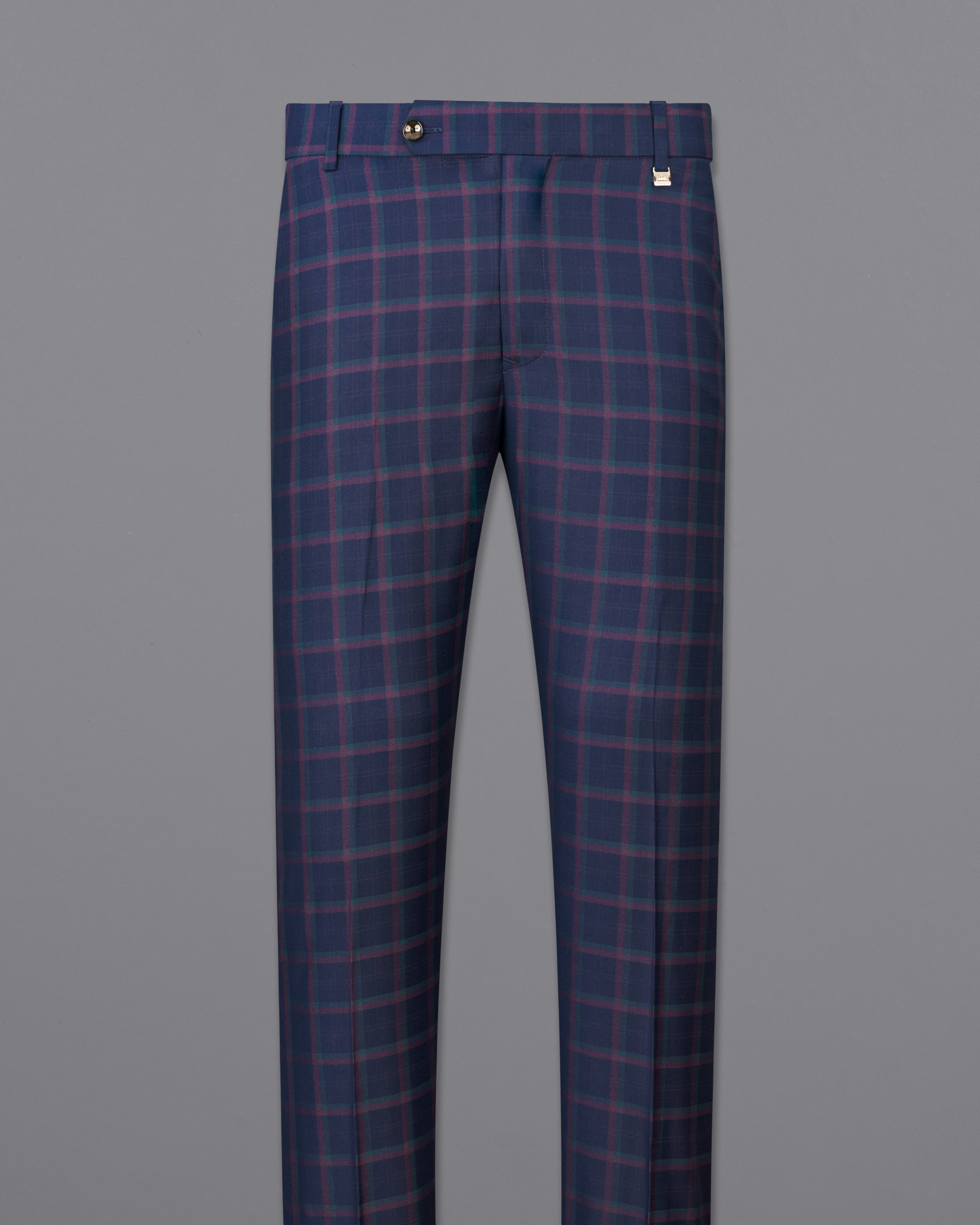 Outer Space Blue Plaid Pants T2471-28, T2471-30, T2471-32, T2471-34, T2471-36, T2471-38, T2471-40, T2471-42, T2471-44