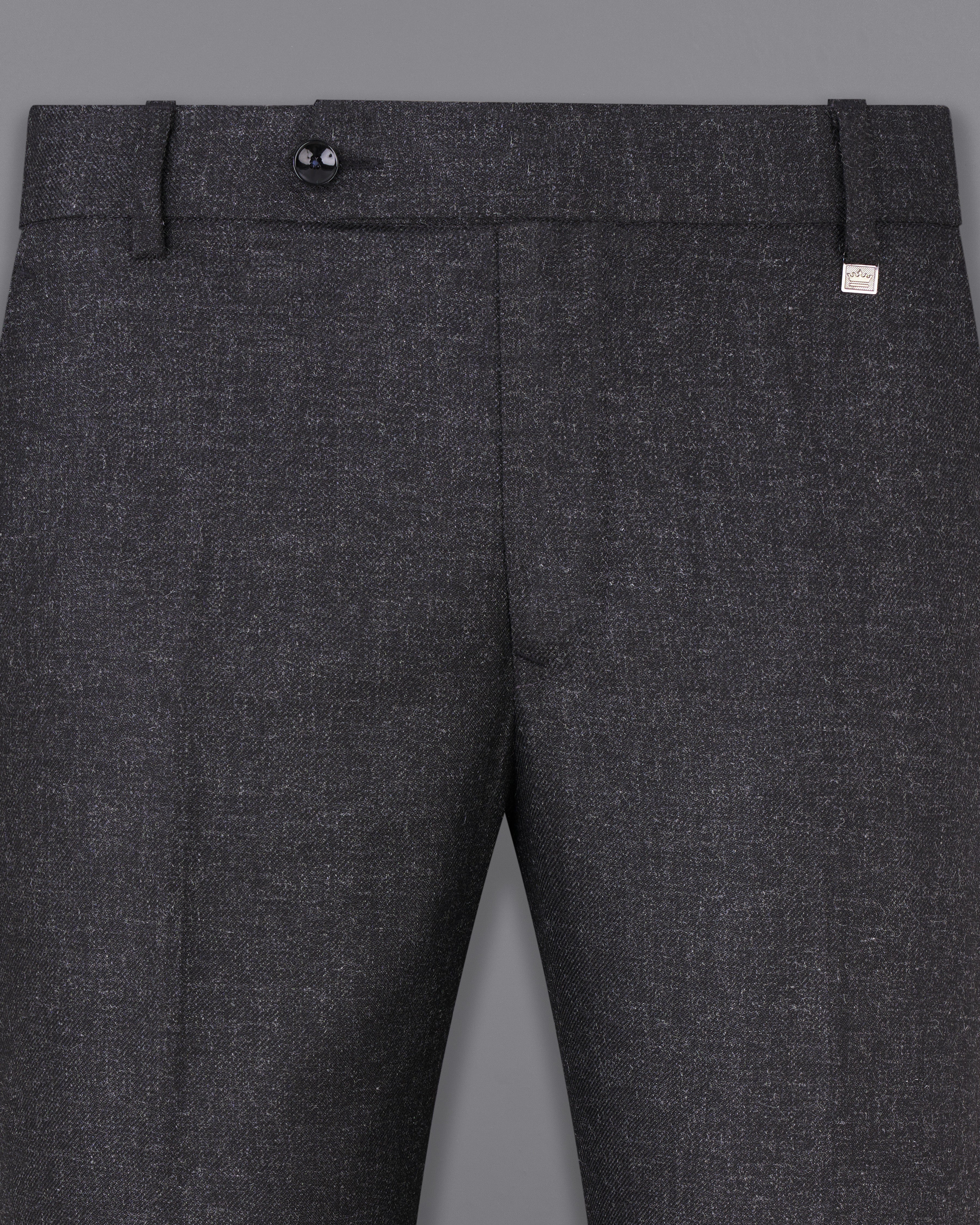 Piano Gray Wool Rich Pants T2515-28, T2515-30, T2515-32, T2515-34, T2515-36, T2515-38, T2515-40, T2515-42, T2515-44