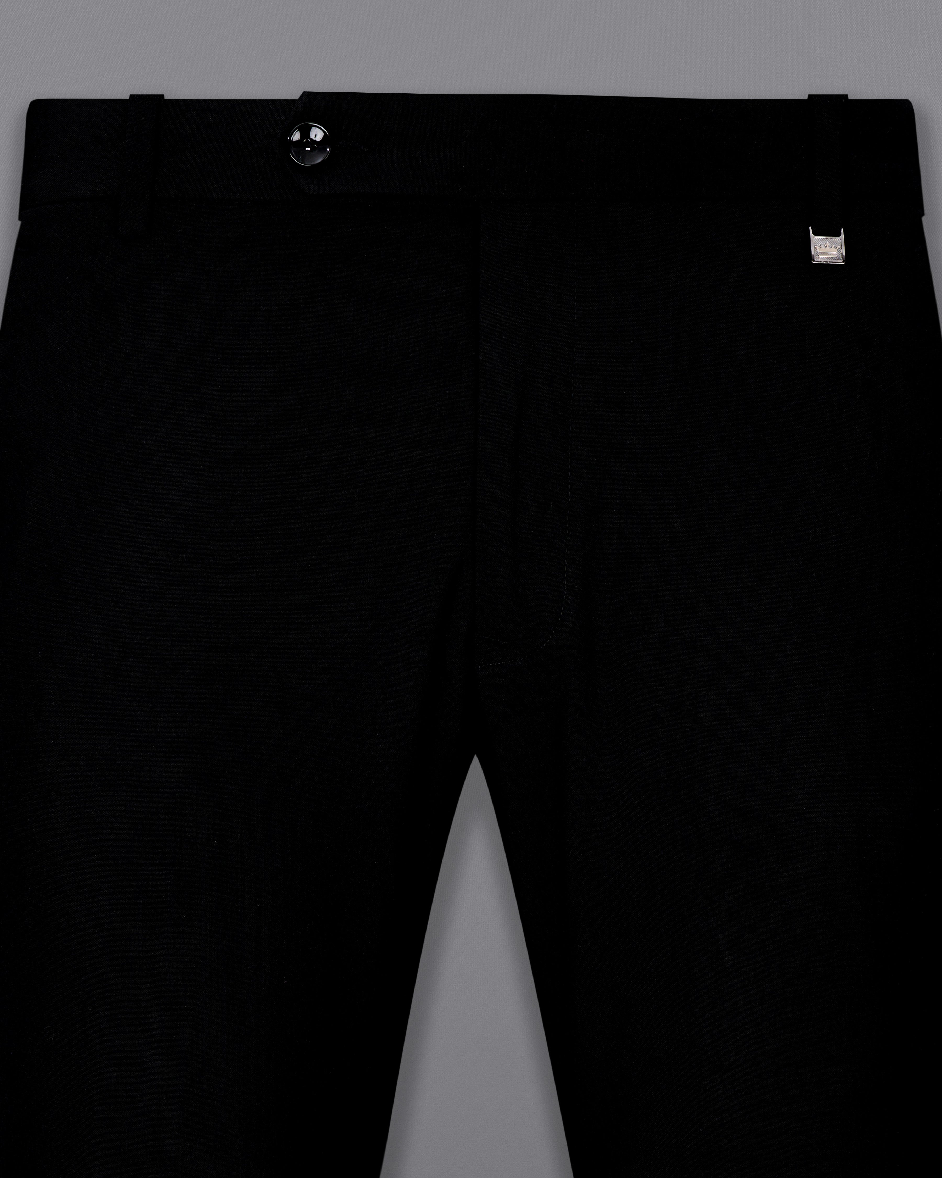 Men's Nylon Technical Trouser | Boohoo UK