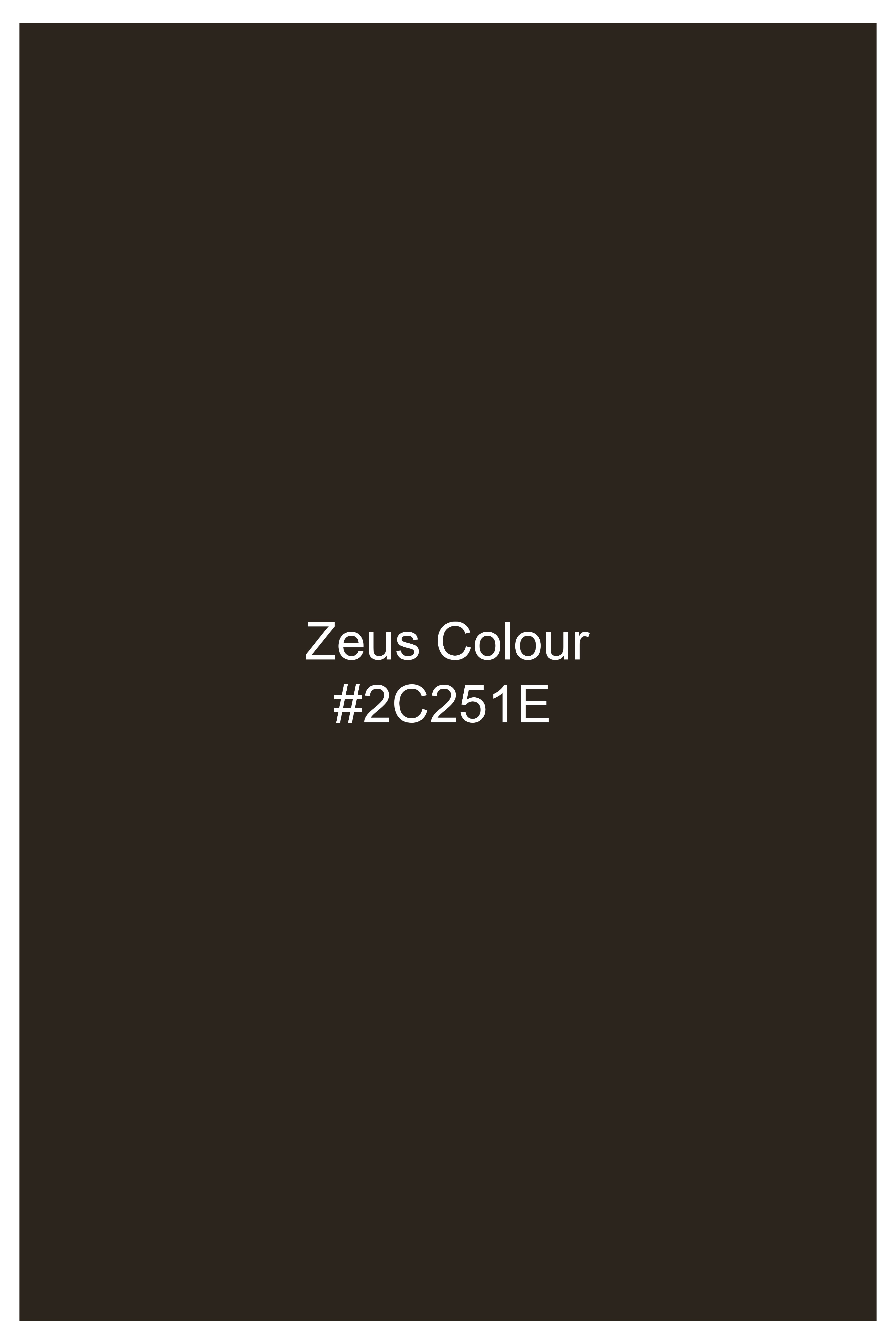 Zeus Brown Wool Rich Pant T2740-28, T2740-30, T2740-32, T2740-34, T2740-36, T2740-38, T2740-40, T2740-42, T2740-44