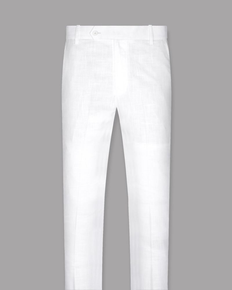 BRIGHT WHITE LINEN PERFORMANCE PANT