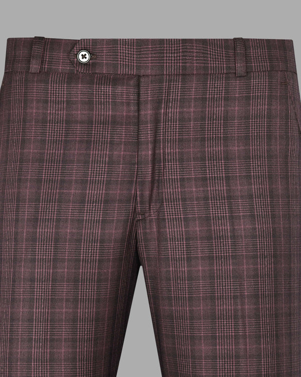 Rosewood Plaid Formal Pant T392-30, T392-40, T392-34, T392-38, T392-28, T392-32, T392-42, T392-44, T392-36