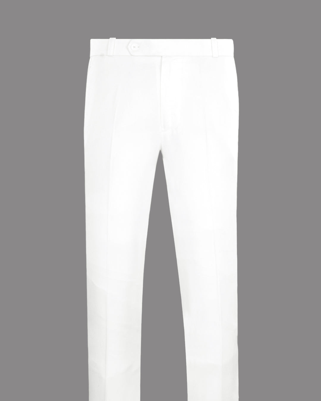 WHITE SUBTLE SHEEN FORMAL PANT