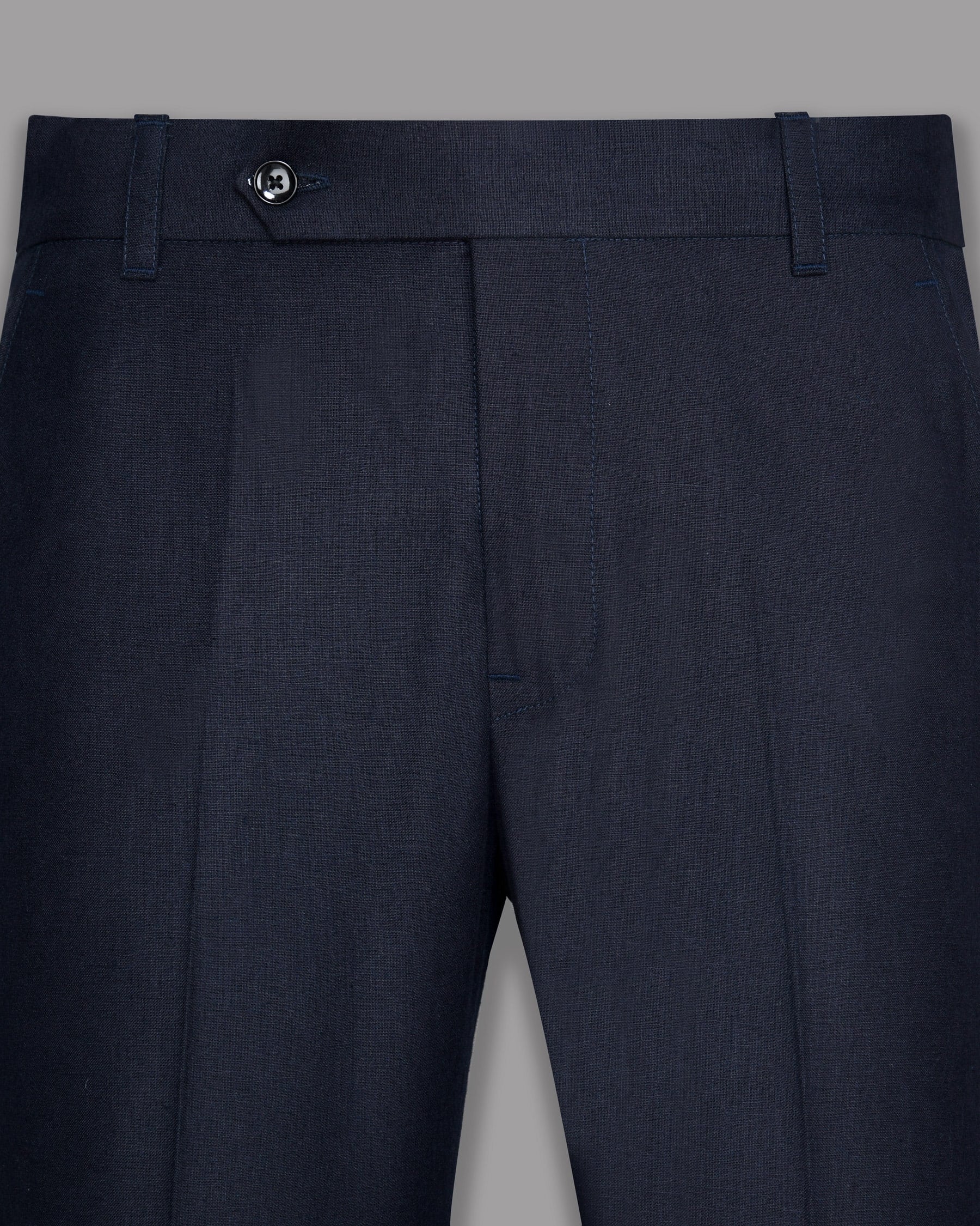 Navy Luxurious Linen Pant T740-30, T740-40, T740-44, T740-36, T740-42, T740-32, T740-34, T740-28, T740-38