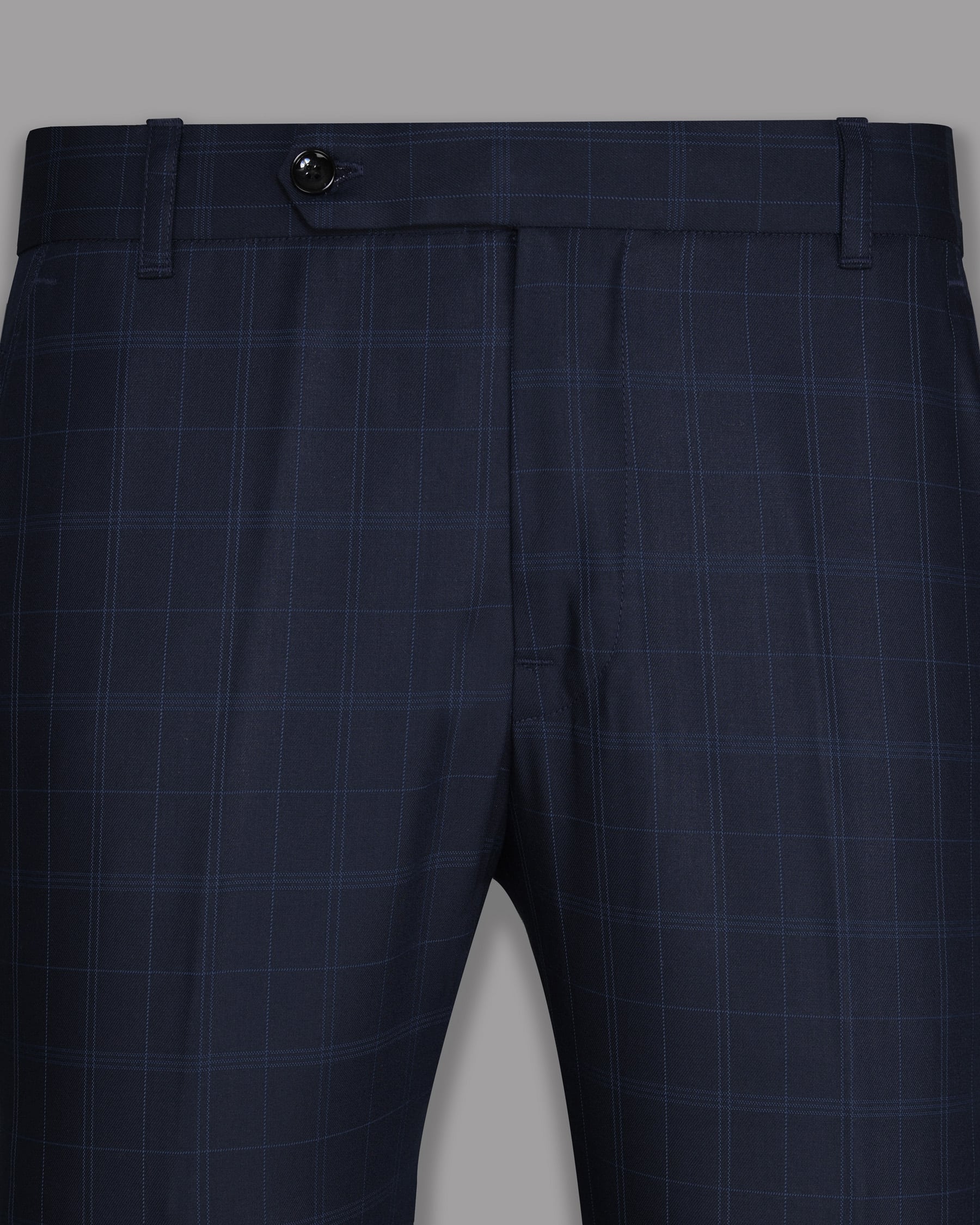 Navy Windowpane Wool Blend Pant T746-28, T746-42, T746-44, T746-30, T746-32, T746-34, T746-36, T746-40, T746-38