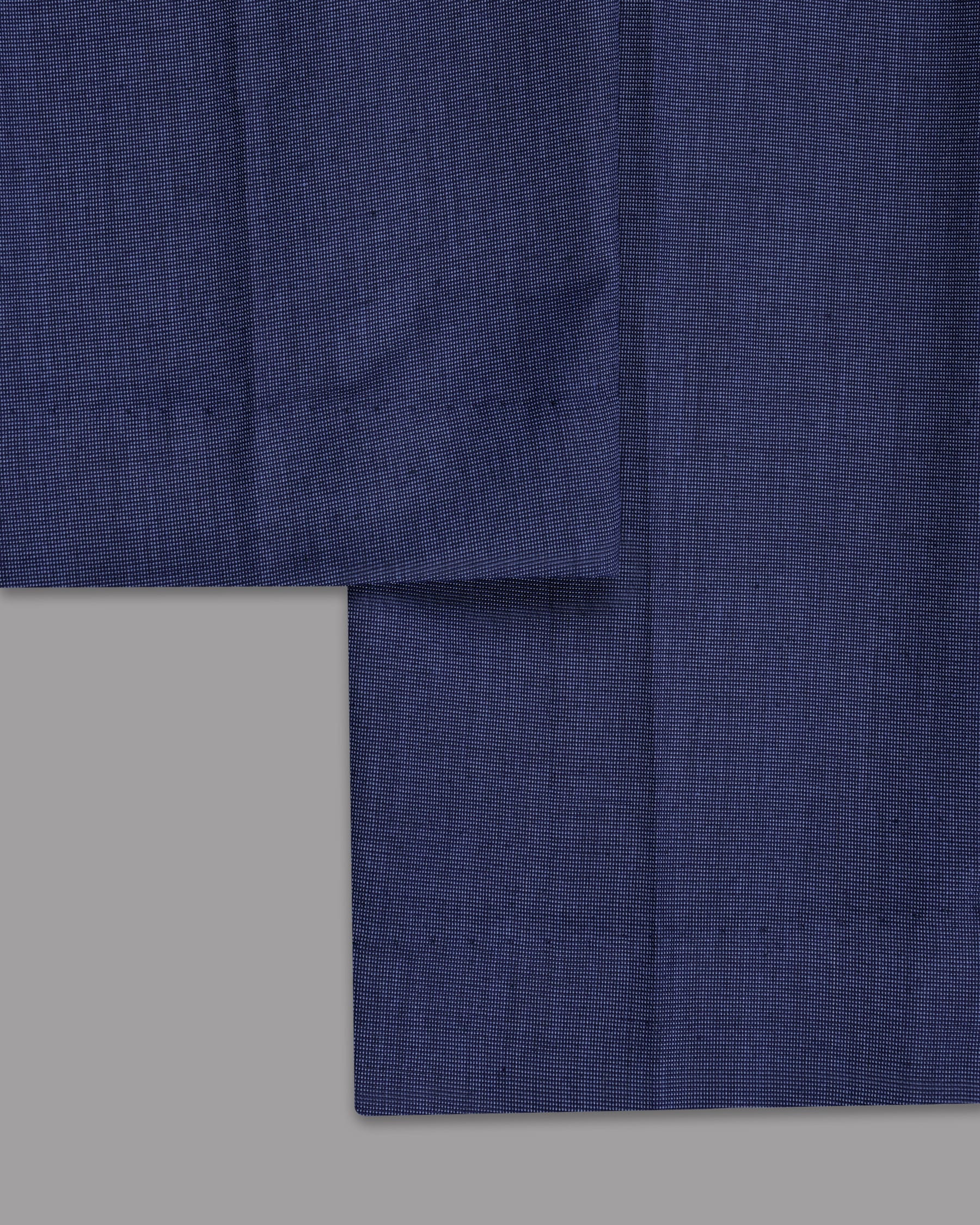 Lapis Blue Wool Blend Pant