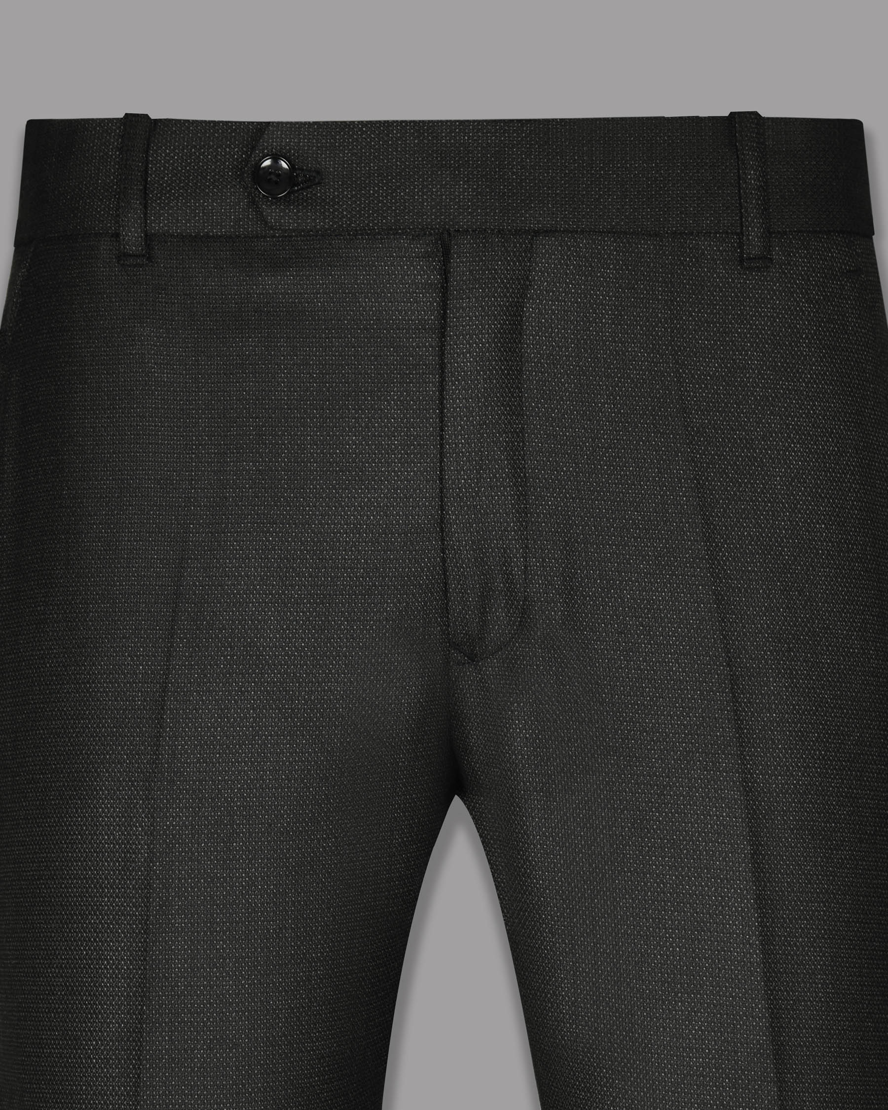 Jade Black with Subtle Grey texture Wool-Silk blend Pant T808-42, T808-36, T808-40, T808-30, T808-44, T808-32, T808-34, T808-28, T808-38