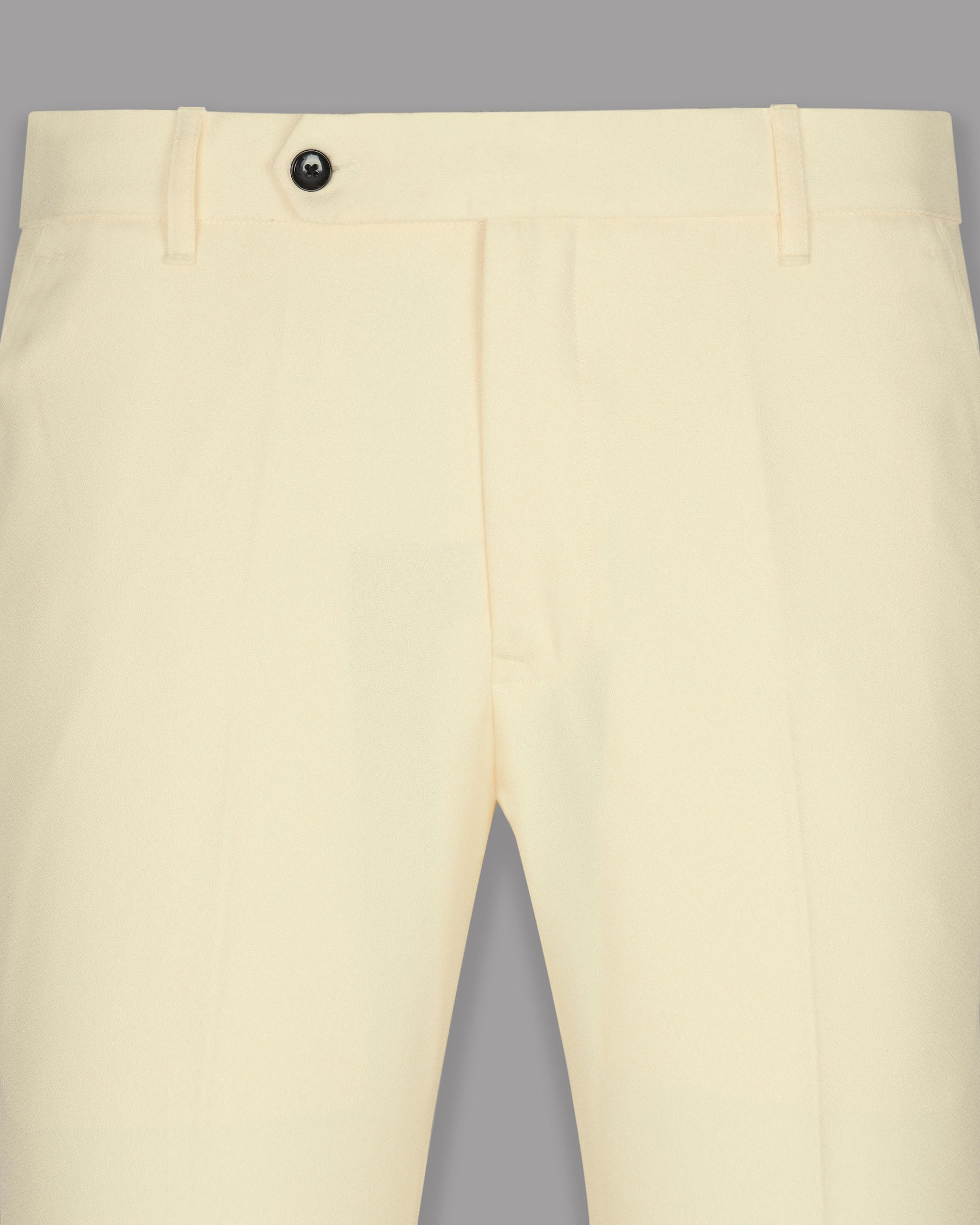 Cream Wool Blend Pant T836-34, T836-40, T836-36, T836-28, T836-42, T836-32, T836-30, T836-44, T836-38