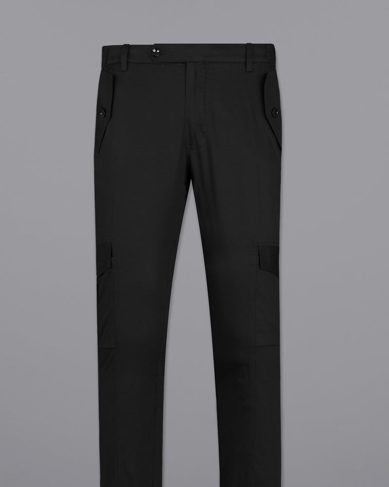 JADE BLACK SUPER SOFT PREMIUM COTTON CARGO PANT