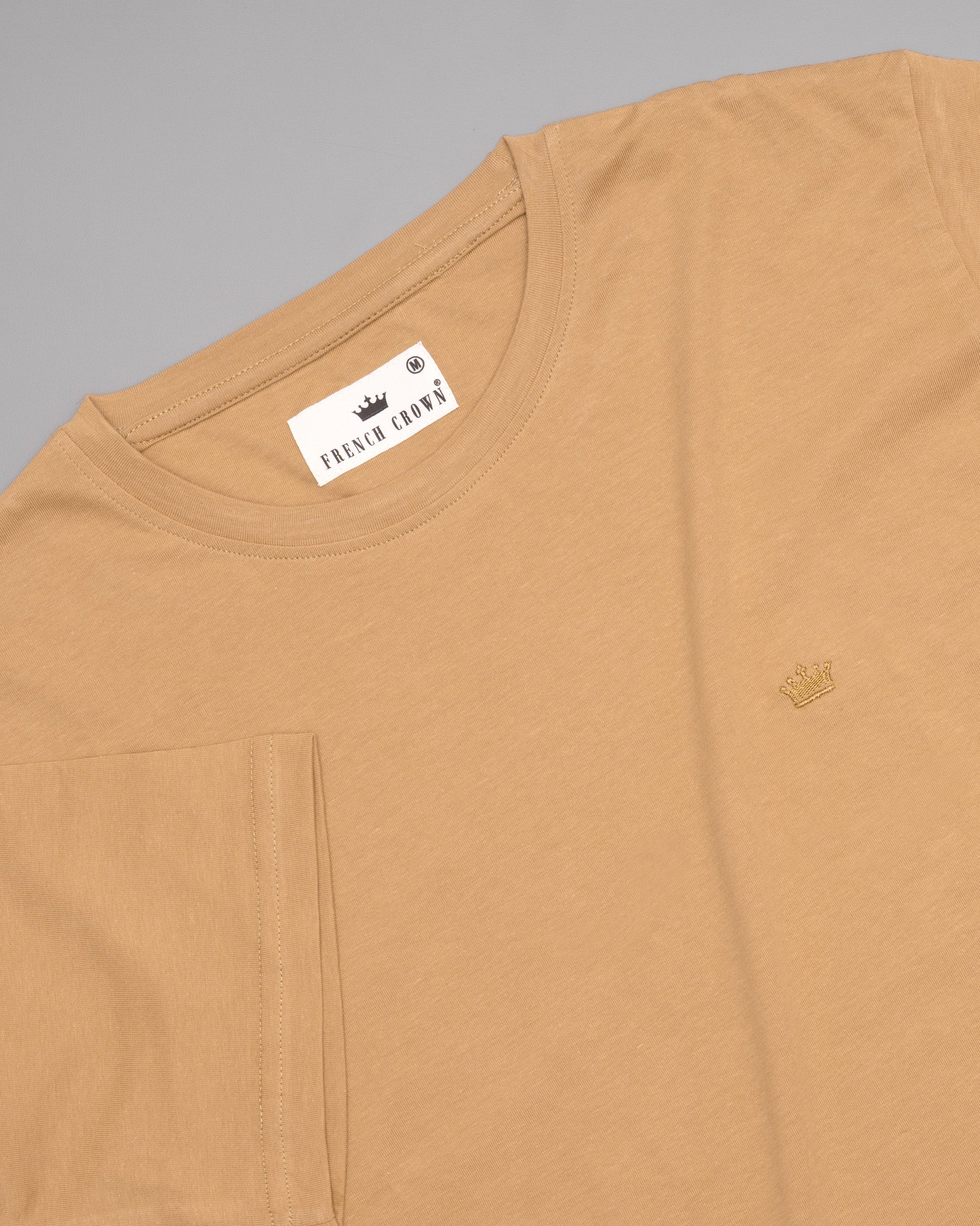 Tan Super Soft Organic Cotton T-shirt TS216-S, TS216-M, TS216-L, TS216-XL, TS216-XXL