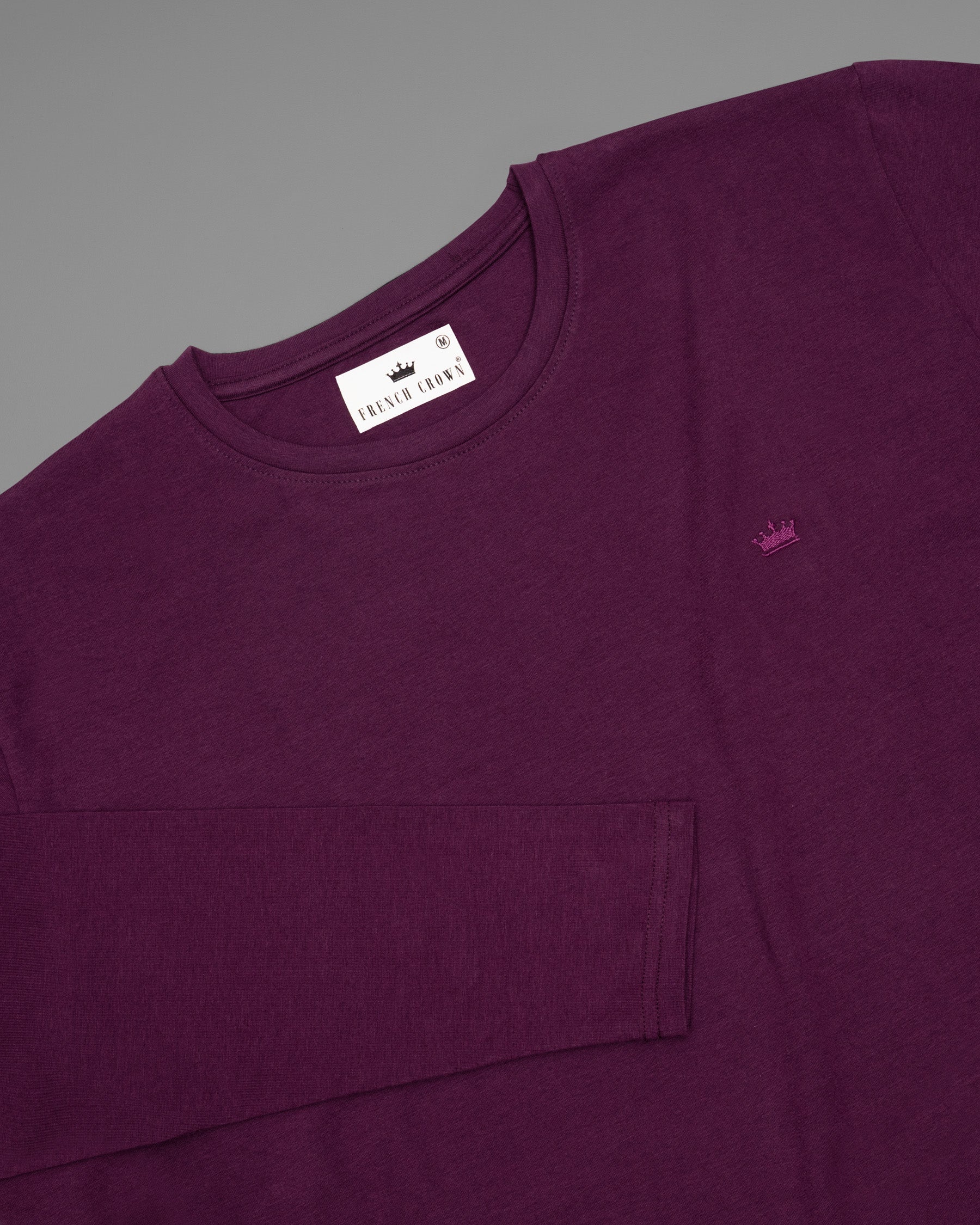 Wine Berry Full-Sleeve Super Comfy Premium Cotton T-Shirt TS298-S, TS298-M, TS298-L, TS298-XL, TS298-XXL