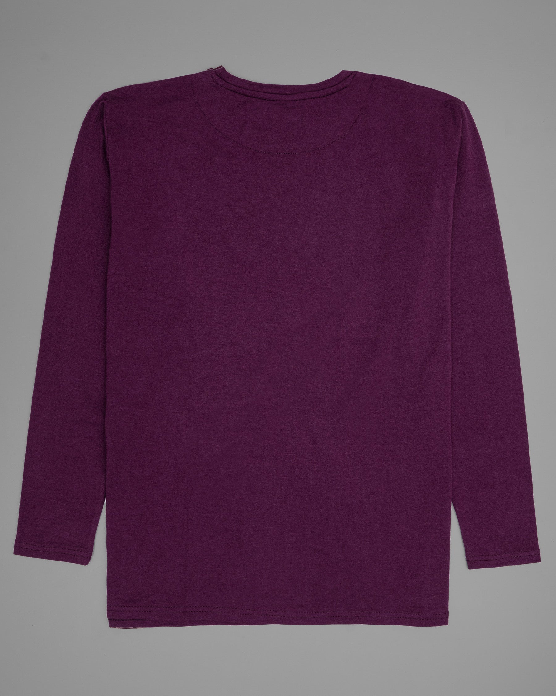 Wine Berry Full-Sleeve Super Comfy Premium Cotton T-Shirt