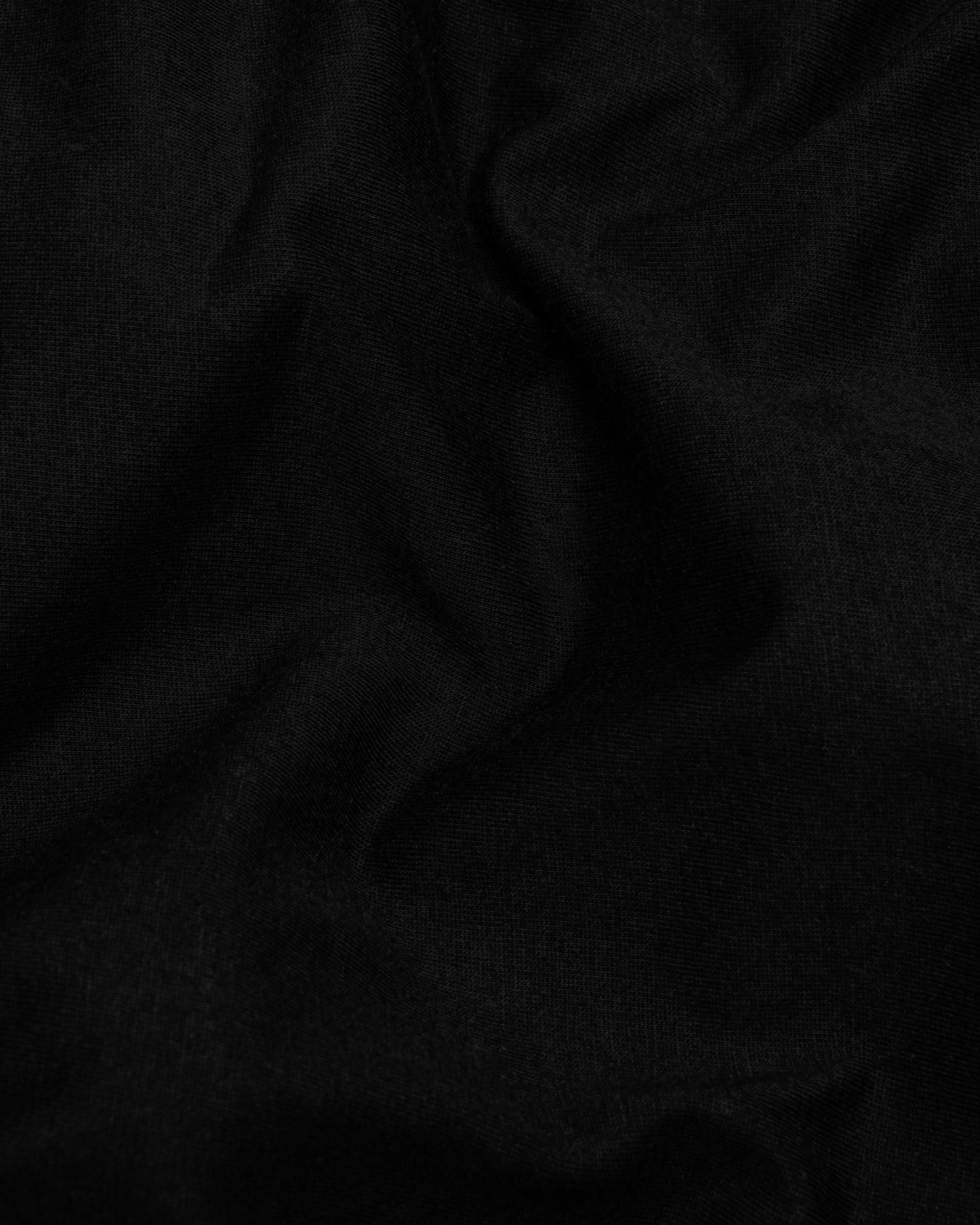 Jet Black Full-Sleeve Super Soft Organic Cotton T-Shirt