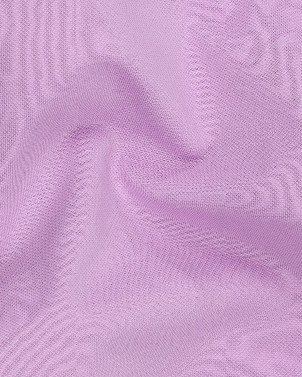 Thistle Pink Super Soft Organic Cotton Mercerised Pique Polo