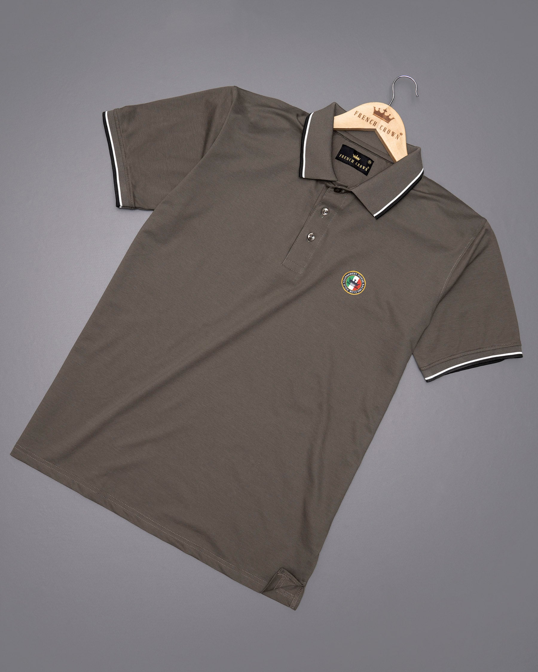 Sandstone Grey Super Soft Premium Cotton Mercerised Pique Polo