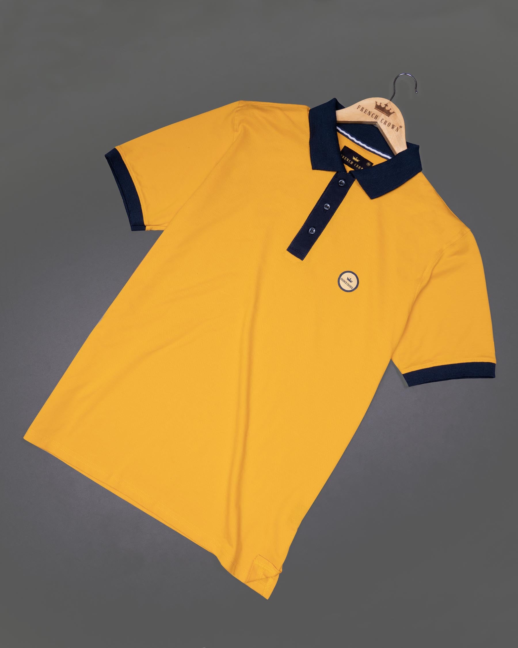 Hokey Pokey yellow Super Soft Premium Cotton Pique Polo TS436-S, TS436-M, TS436-L, TS436-XL, TS436-XXL, TS436-3XL, TS436-4XL