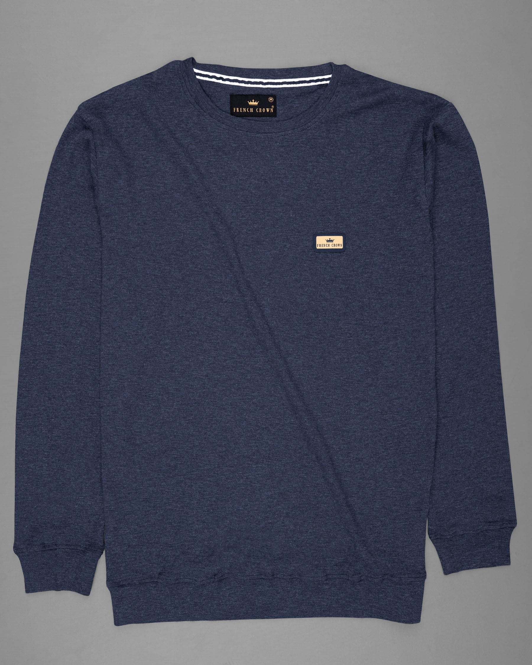 Martinique Blue Full Sleeve Premium Cotton Jersey Sweatshirt TS450-S, TS450-M, TS450-L, TS450-XL, TS450-XXL