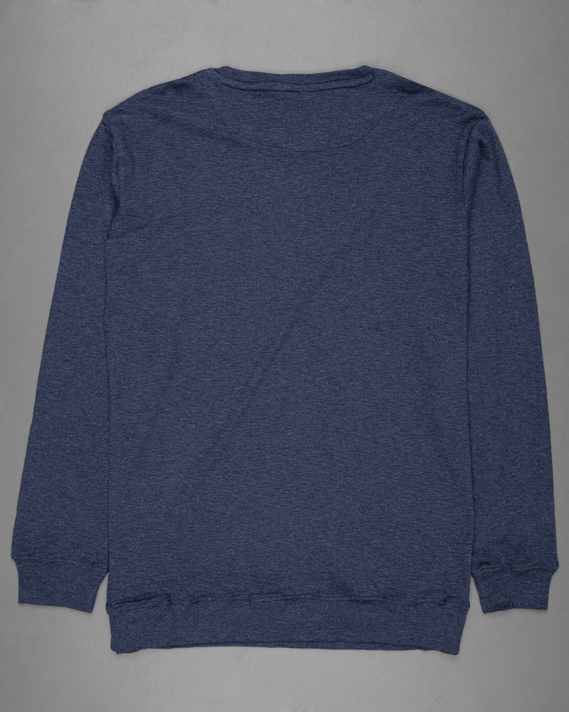 Martinique Blue Full Sleeve Premium Cotton Jersey Sweatshirt TS450-S, TS450-M, TS450-L, TS450-XL, TS450-XXL