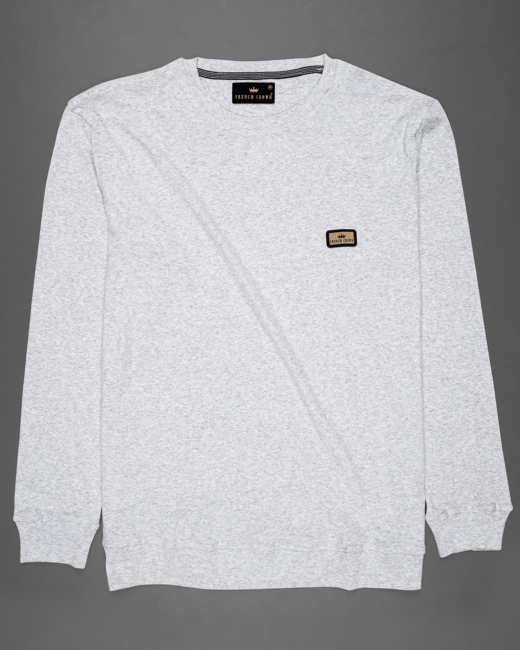 Celeste Grey Full Sleeve Premium Cotton Jersey Sweatshirt TS451-S, TS451-M, TS451-L, TS451-XL, TS451-XXL