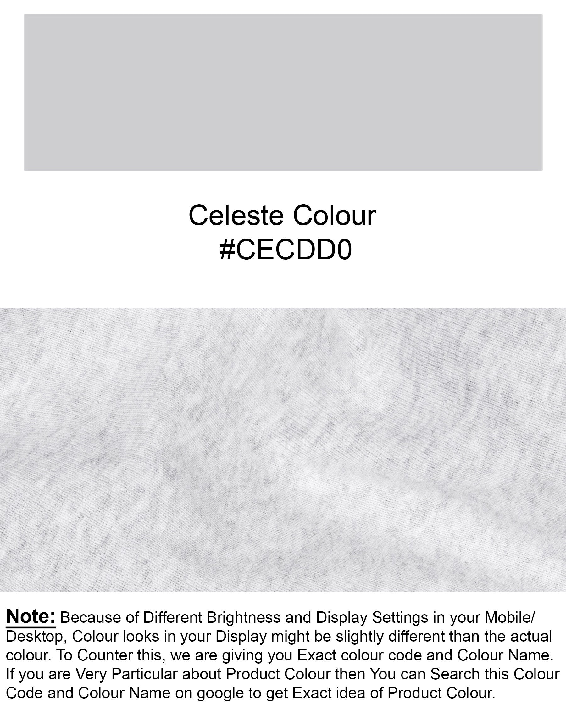 Celeste Grey Full Sleeve Premium Cotton Jersey Sweatshirt TS451-S, TS451-M, TS451-L, TS451-XL, TS451-XXL