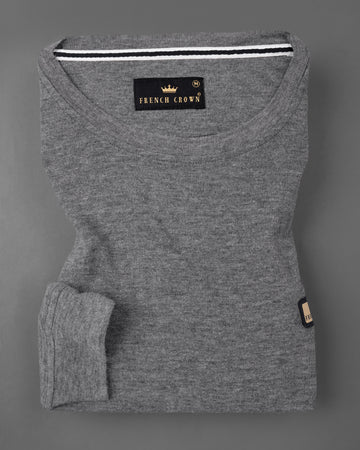 Trout Grey Full Sleeve Super Soft Premium Cotton Sweatshirt TS453-S, TS453-M, TS453-L, TS453-XL, TS453-XXL