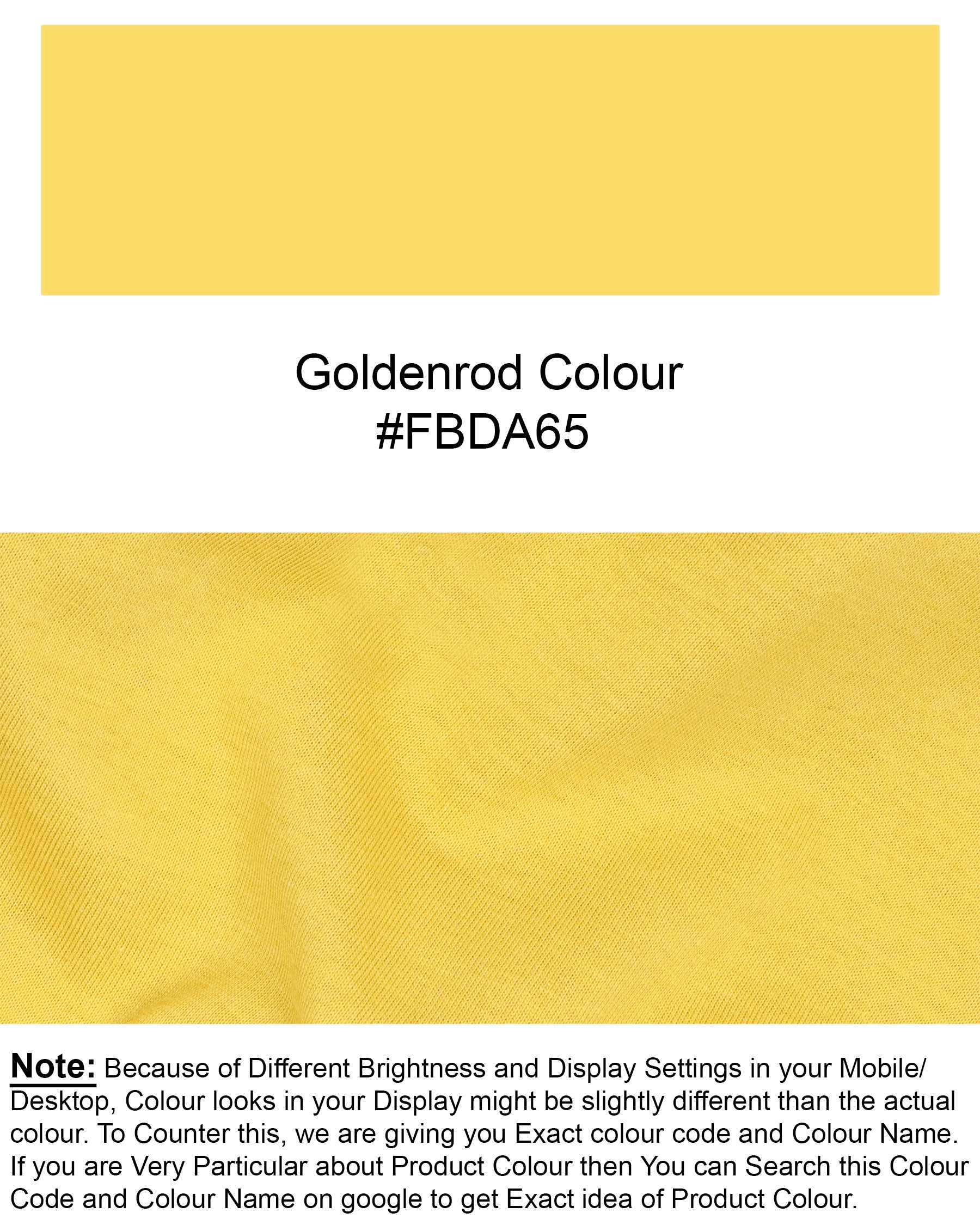 Goldenrod Yellow Full Sleeve Premium Cotton Jersey Sweatshirt TS459-S, TS459-M, TS459-L, TS459-XL, TS459-XXL