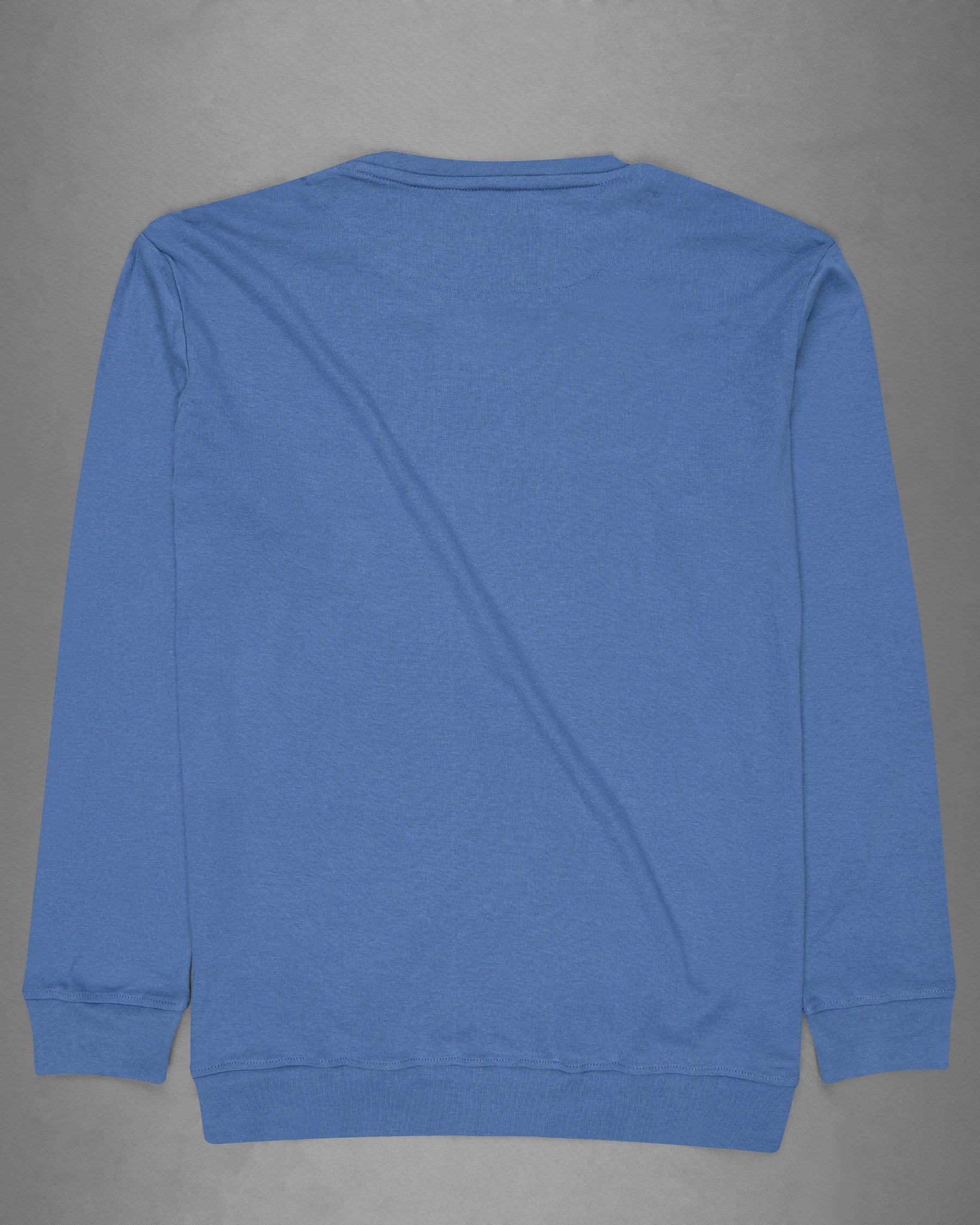 Danube Blue Full Sleeve Premium Cotton Jersey Sweatshirt TS461-S, TS461-M, TS461-L, TS461-XL, TS461-XXL