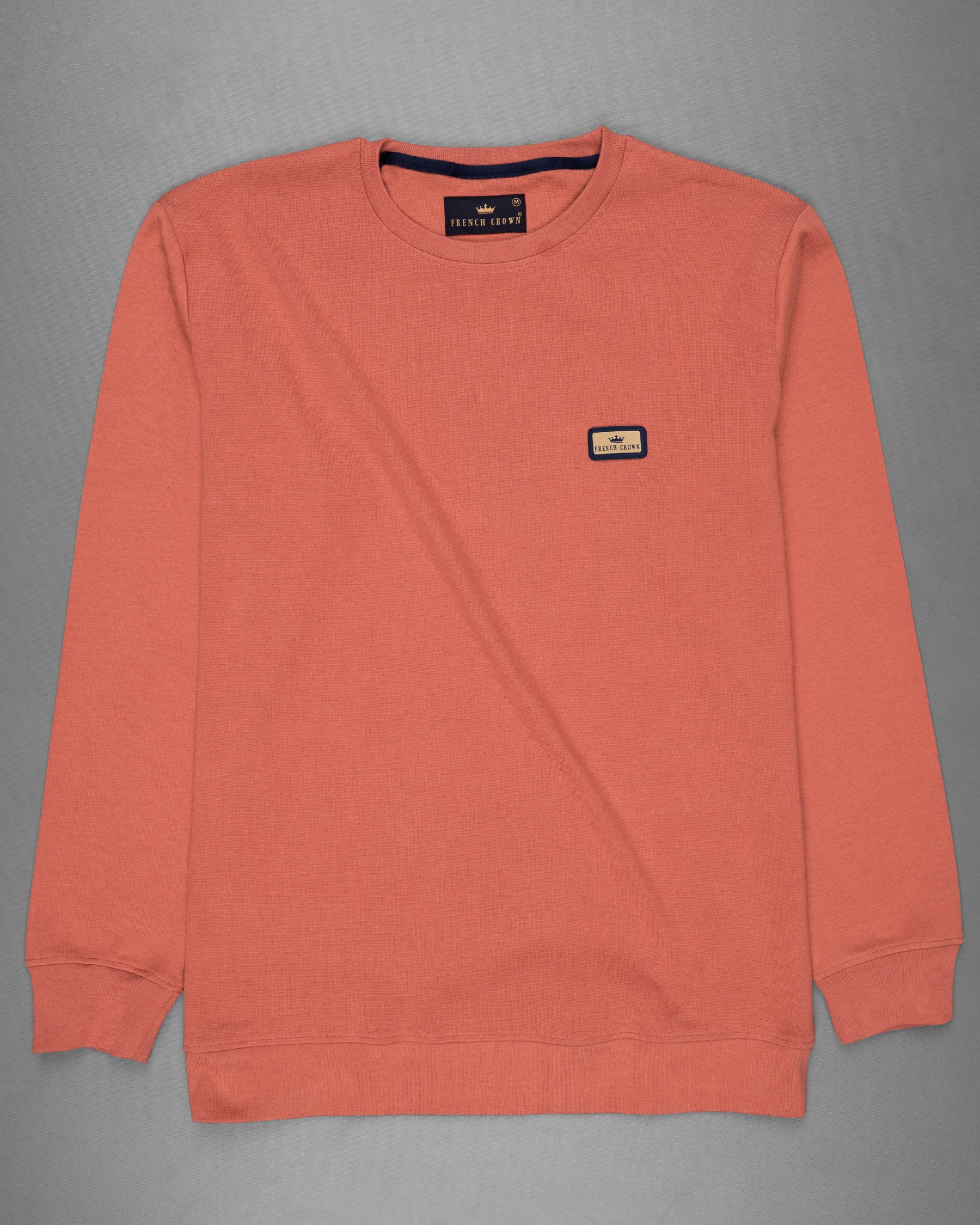Terra Cotta Full Sleeve Premium Cotton Jersey Sweatshirt TS479-S, TS479-M, TS479-L, TS479-XL, TS479-XXL