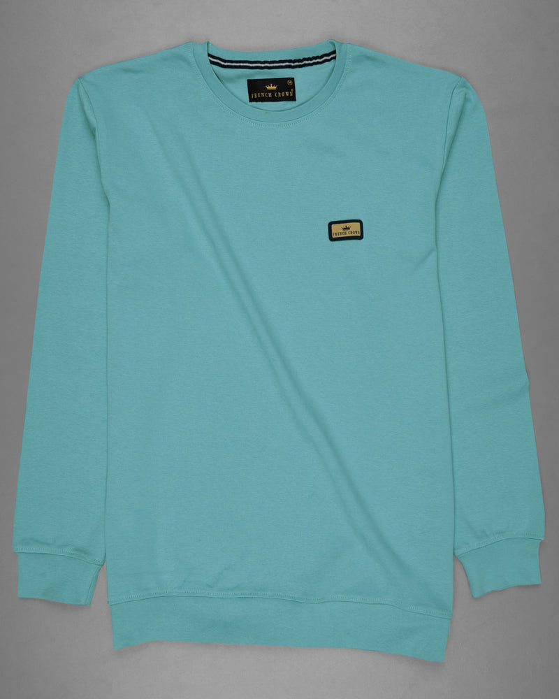 Tradewind Blue Full Sleeve Premium Cotton Jersey Sweatshirt TS481-S, TS481-M, TS481-L, TS481-XL, TS481-XXL