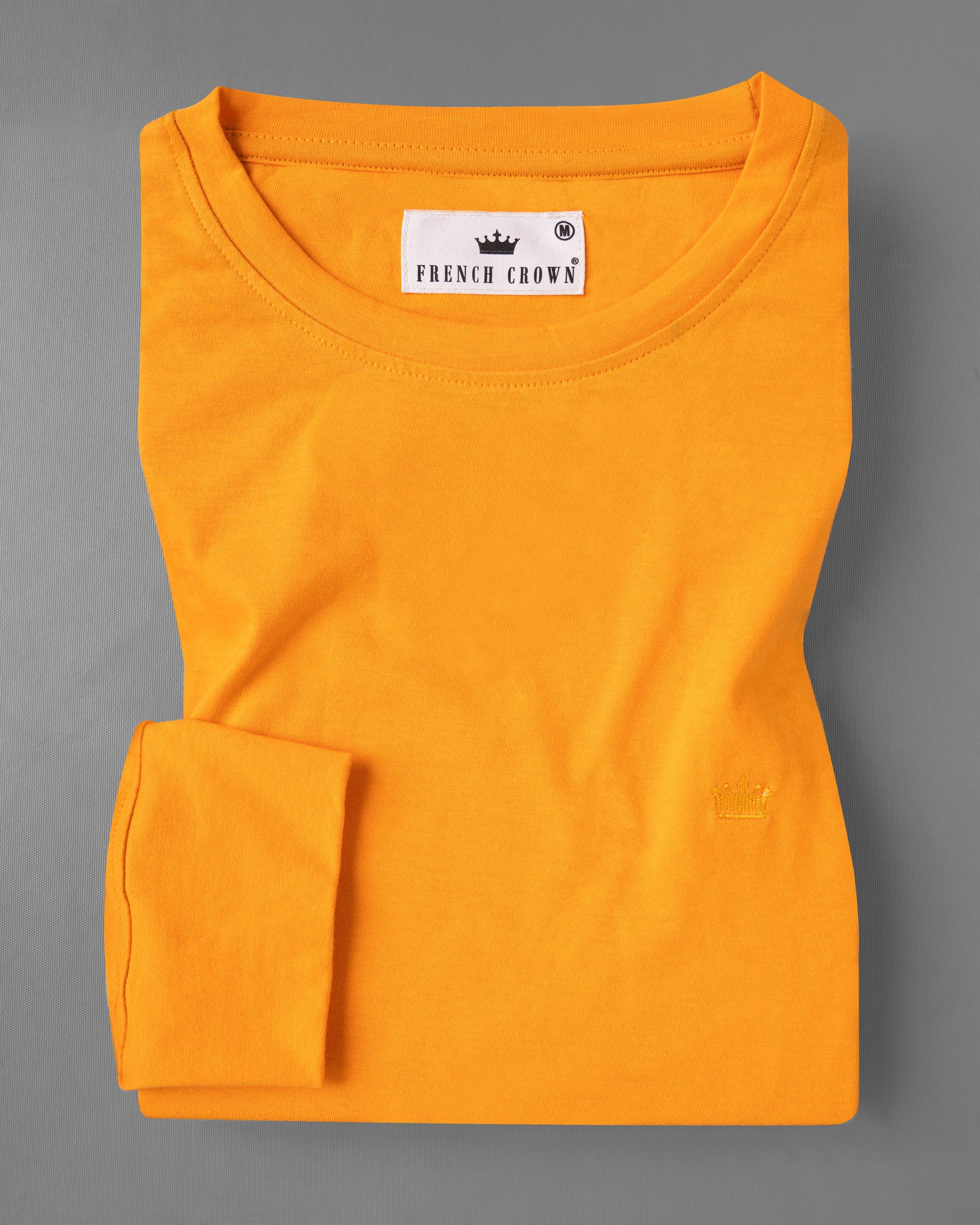 Tree Poppy Orange Full Sleeve Premium Cotton Jersey Sweatshirt TS493-S, TS493-M, TS493-L, TS493-XL, TS493-XXL
