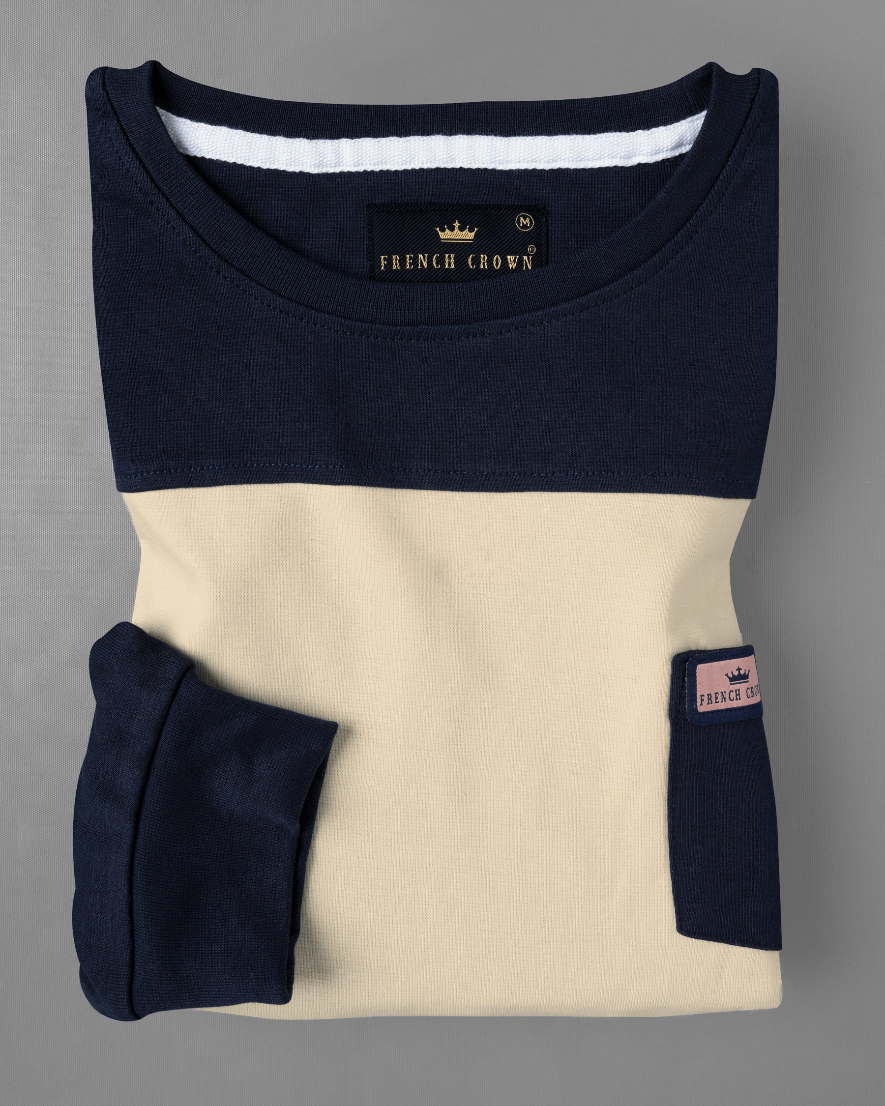 Givry with Mirage Blue Full Sleeve Premium Cotton Jersey Sweatshirt TS502-S, TS502-M, TS502-L, TS502-XL, TS502-XXL